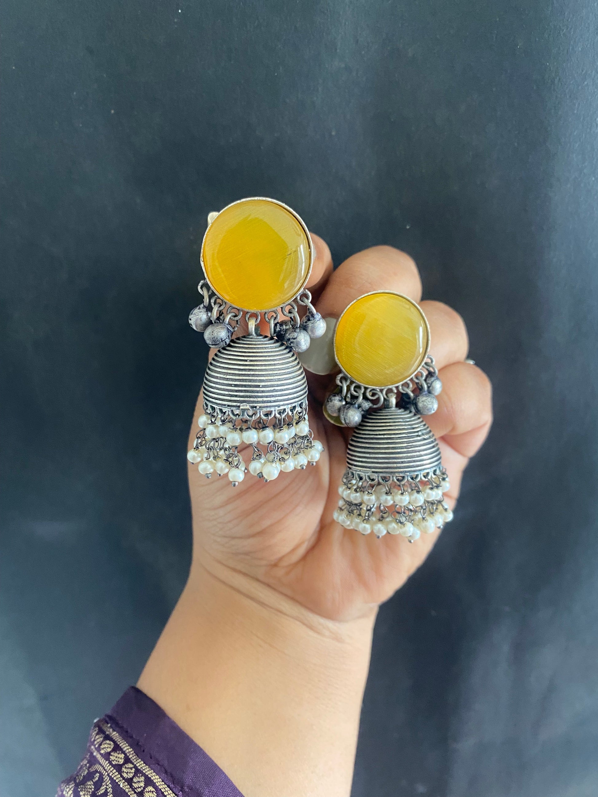 KASHIKA JHUMKA Gehnacollections