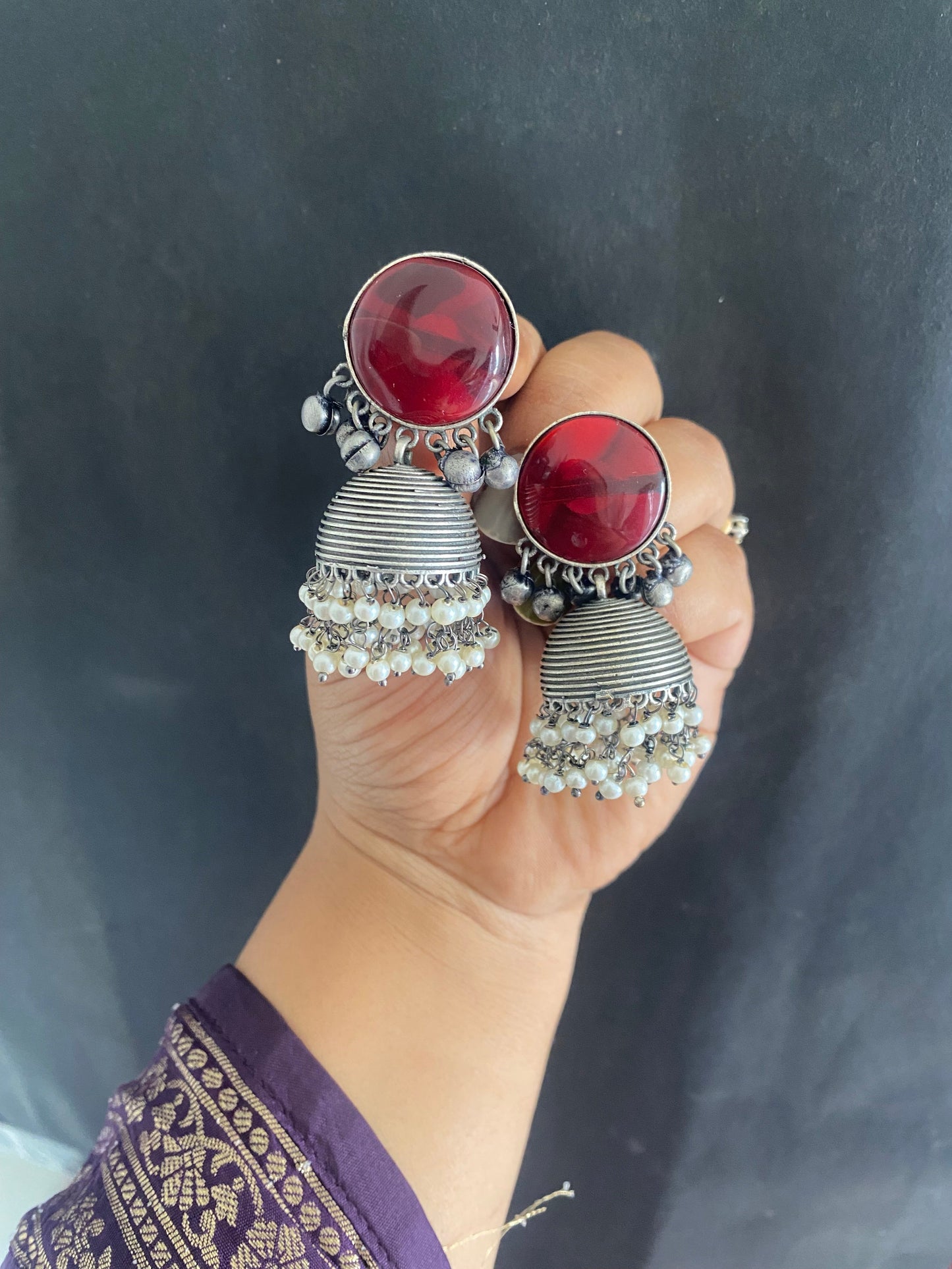 KASHIKA JHUMKA Gehnacollections