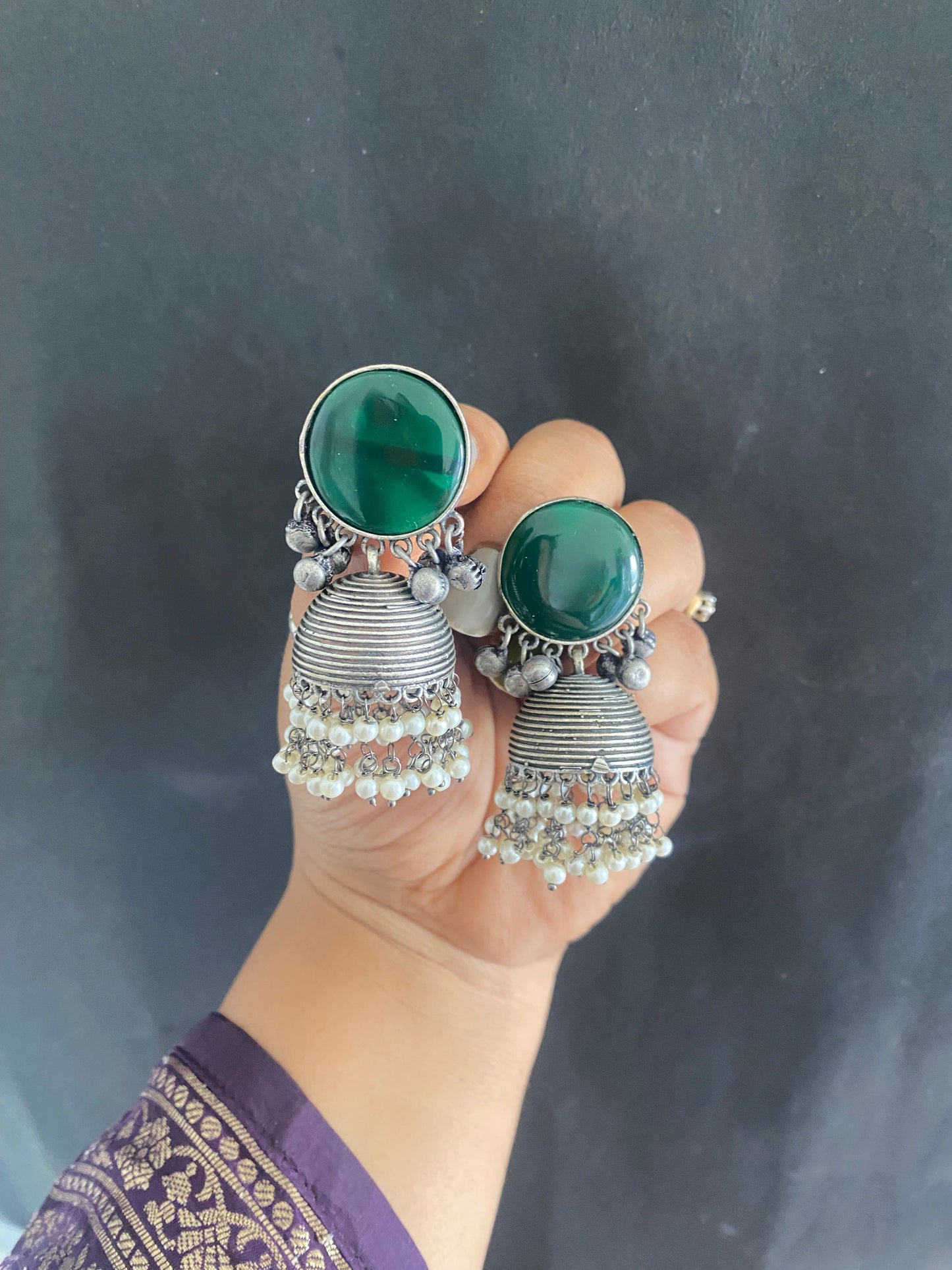 KASHIKA JHUMKA Gehnacollections