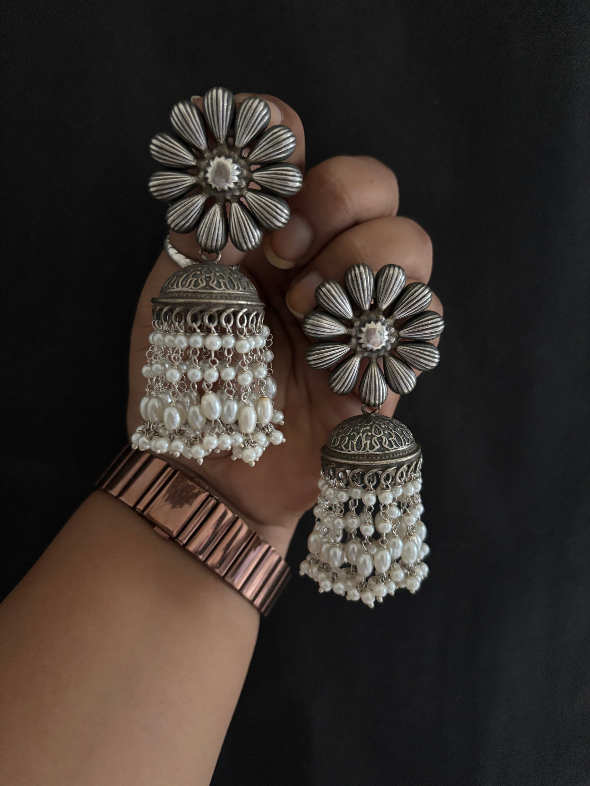 Flower Jhumka Gehnacollections