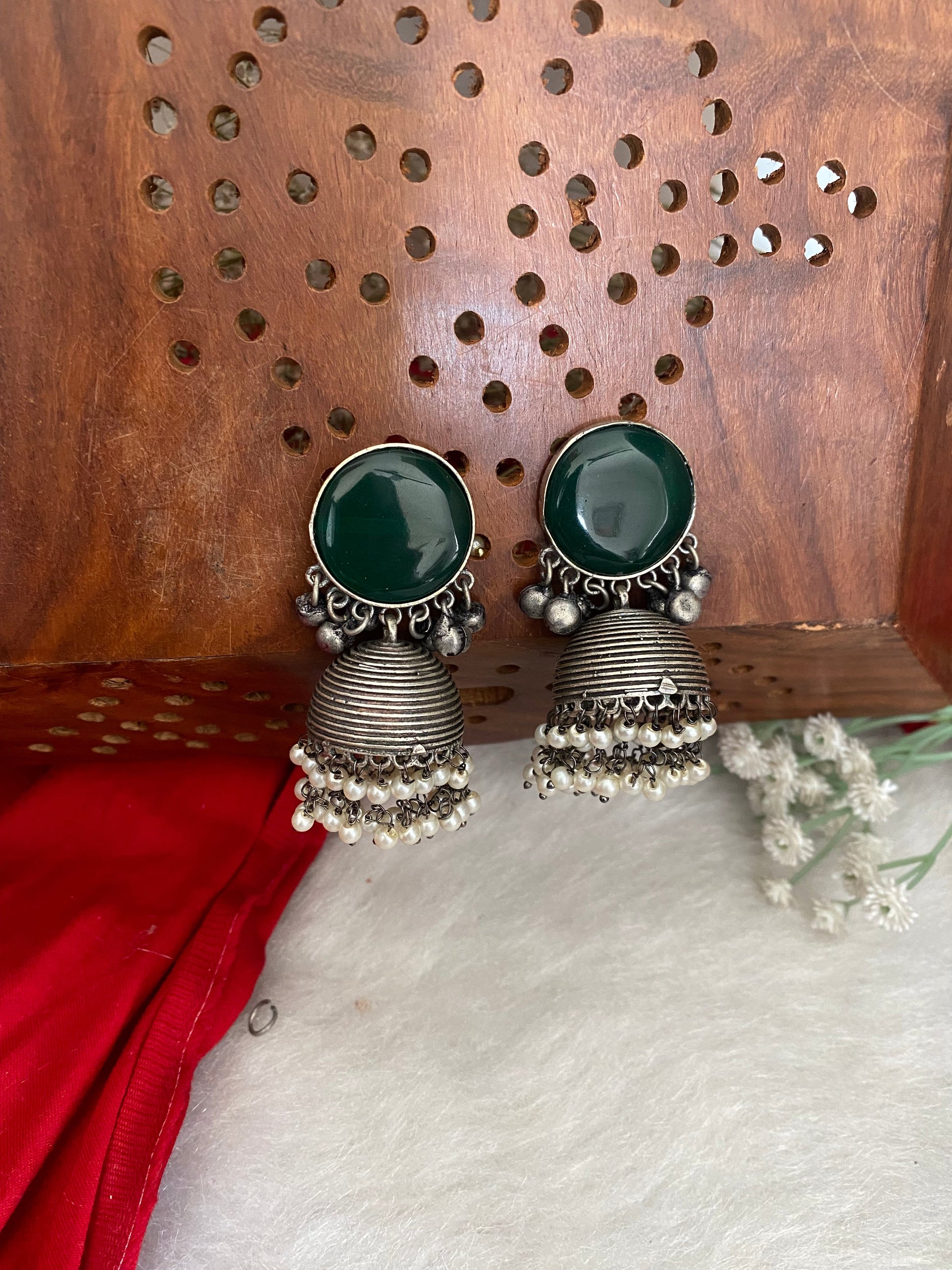 KASHIKA JHUMKA Gehnacollections