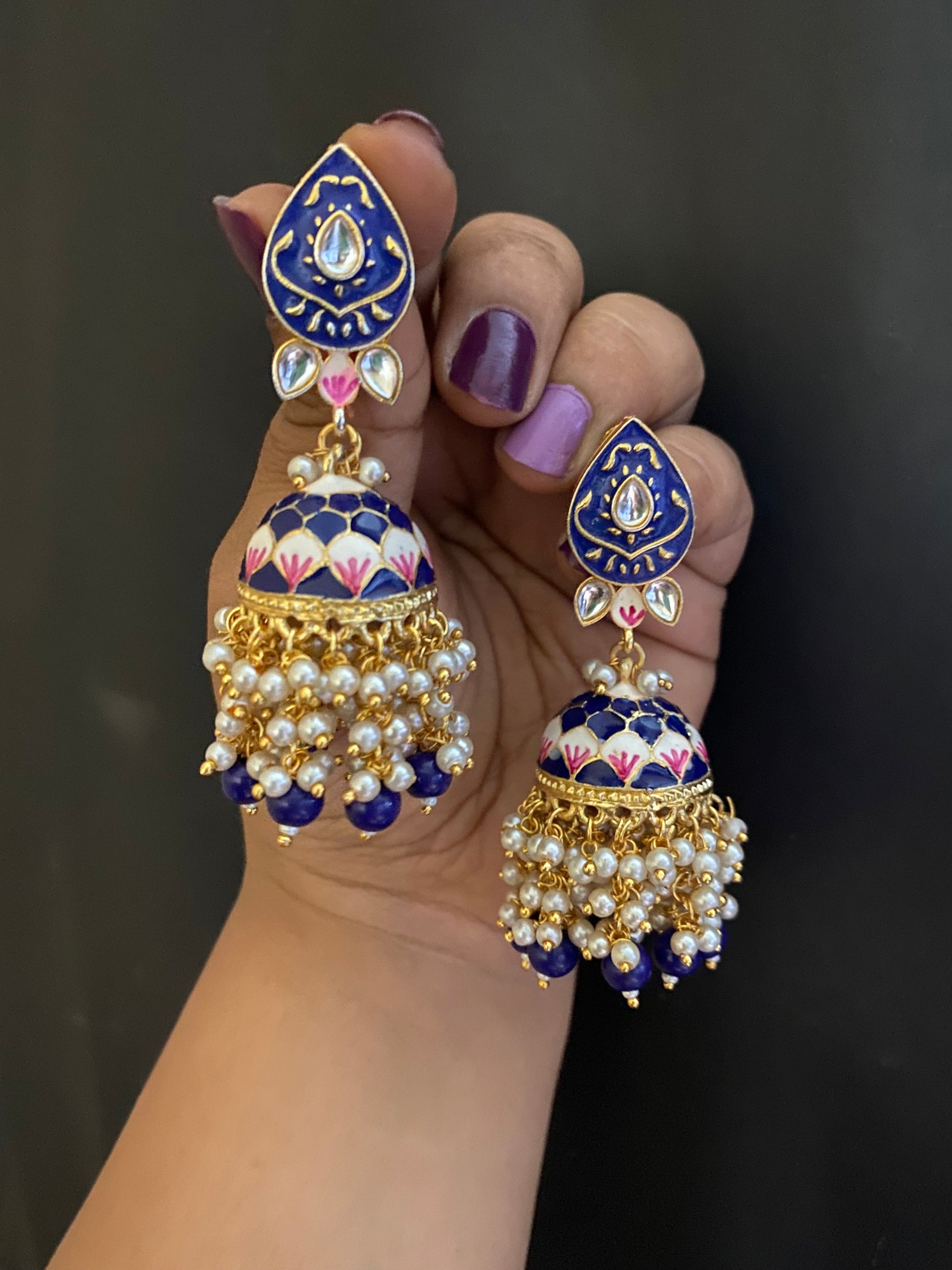 TANAY JHUMKA Gehnacollections