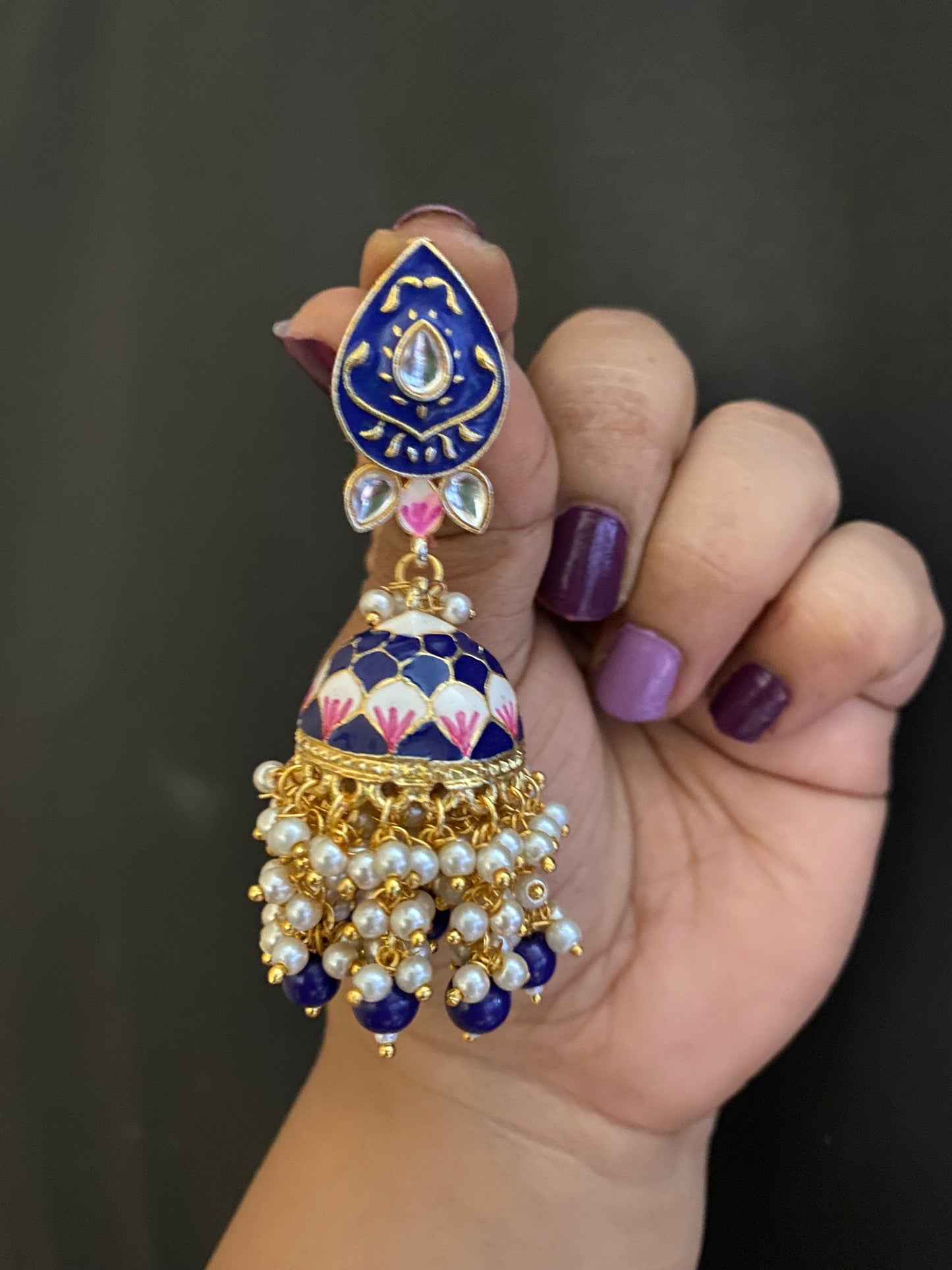 TANAY JHUMKA Gehnacollections
