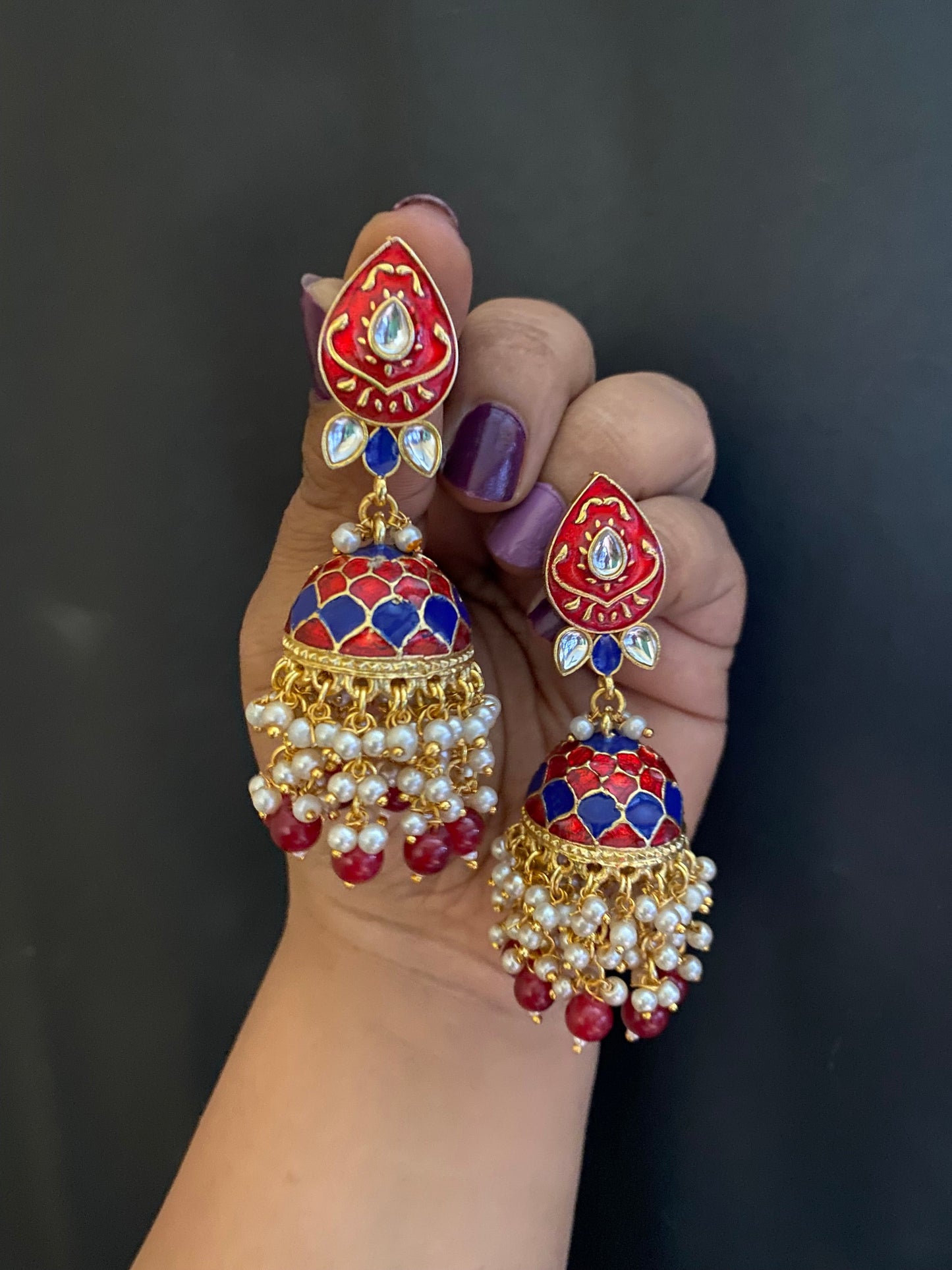 TANAY JHUMKA Gehnacollections