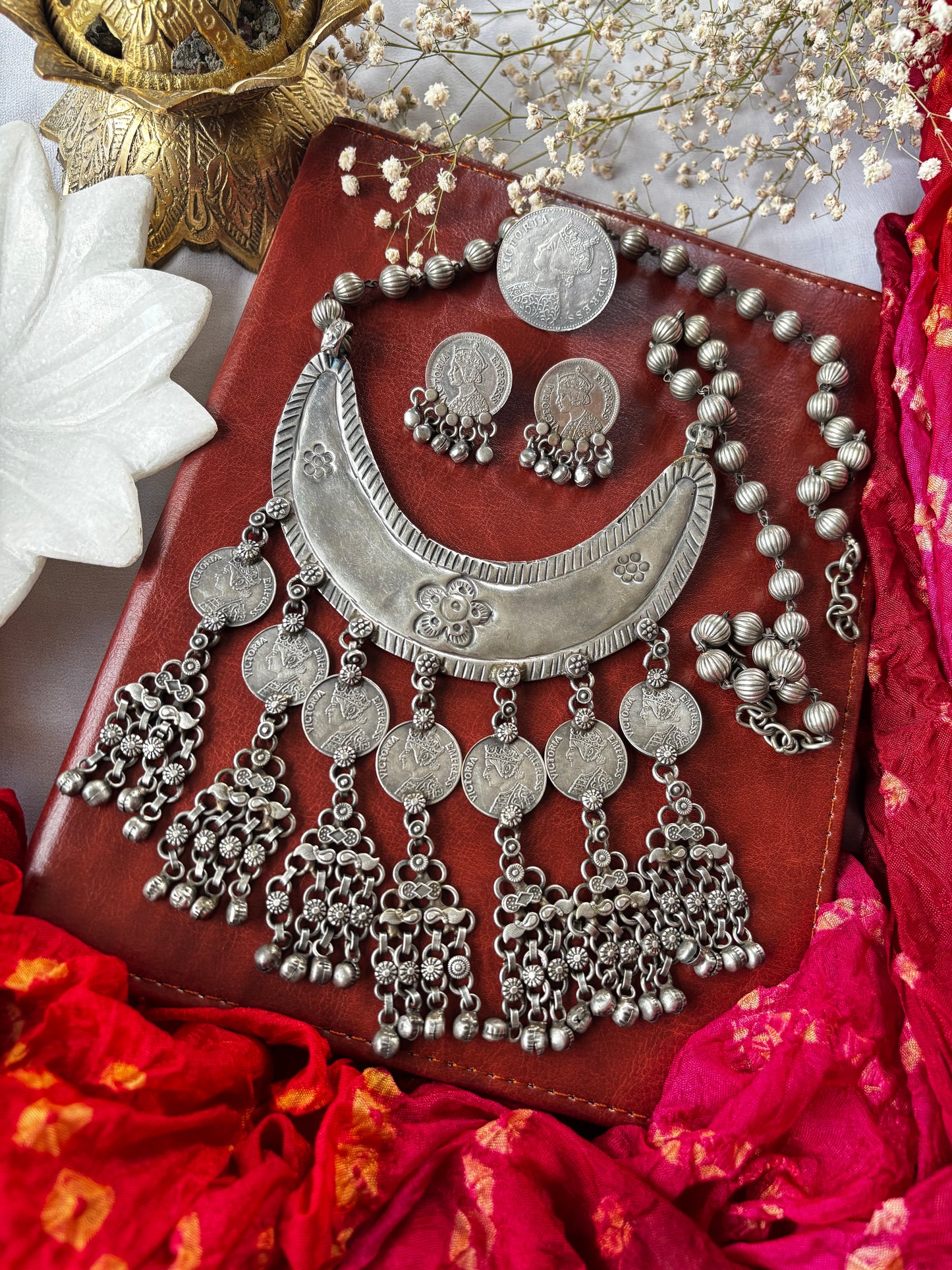 BOHO COIN NECKLACE SET Gehnacollections