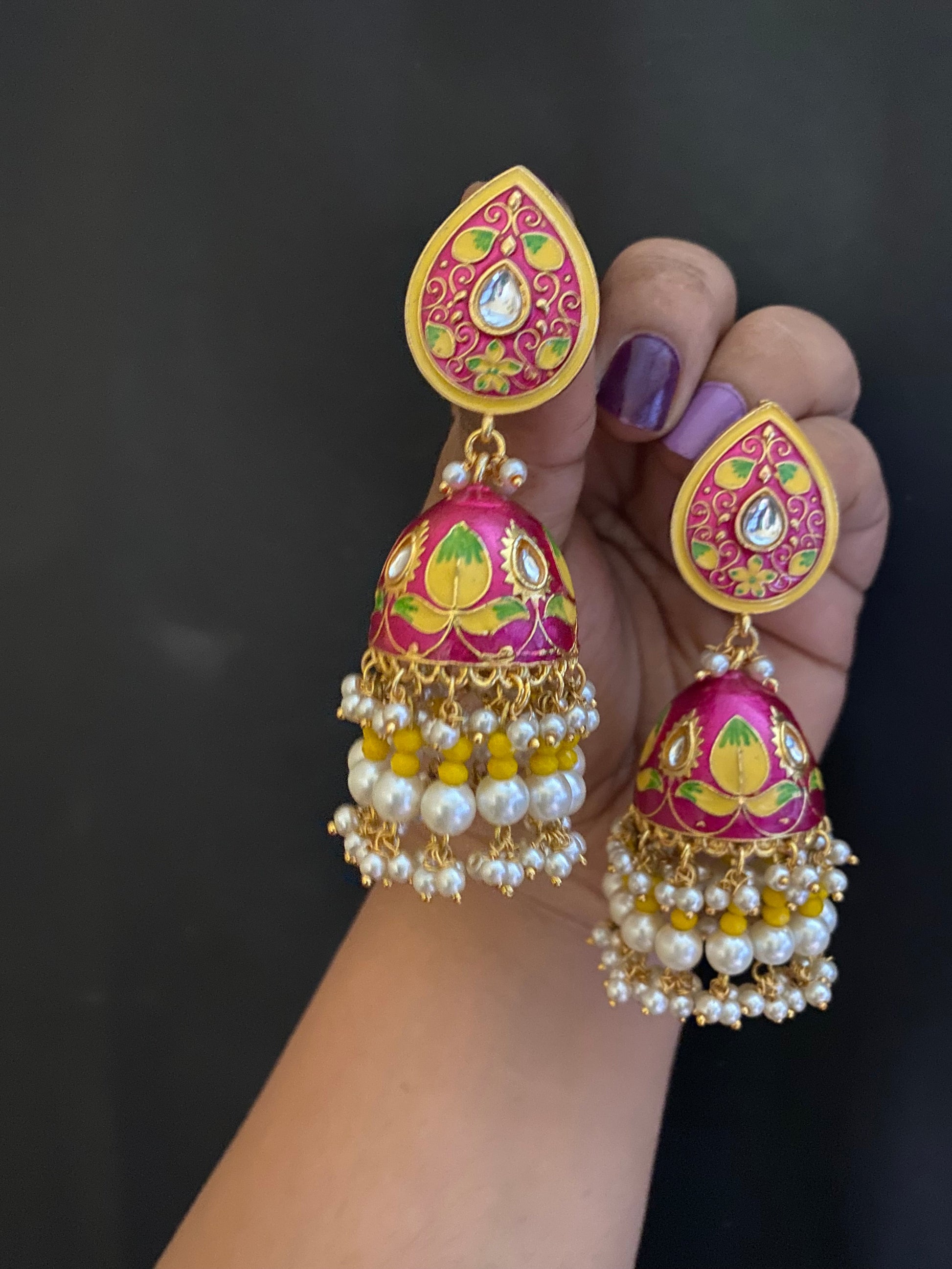 ARADHYA JHUMKA Gehnacollections