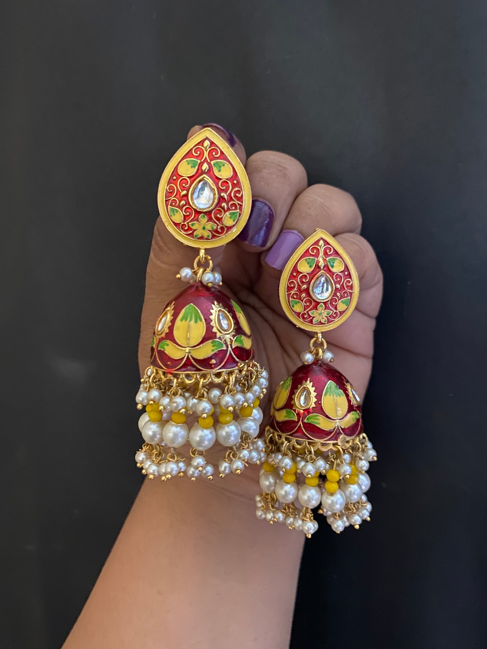 ARADHYA JHUMKA Gehnacollections