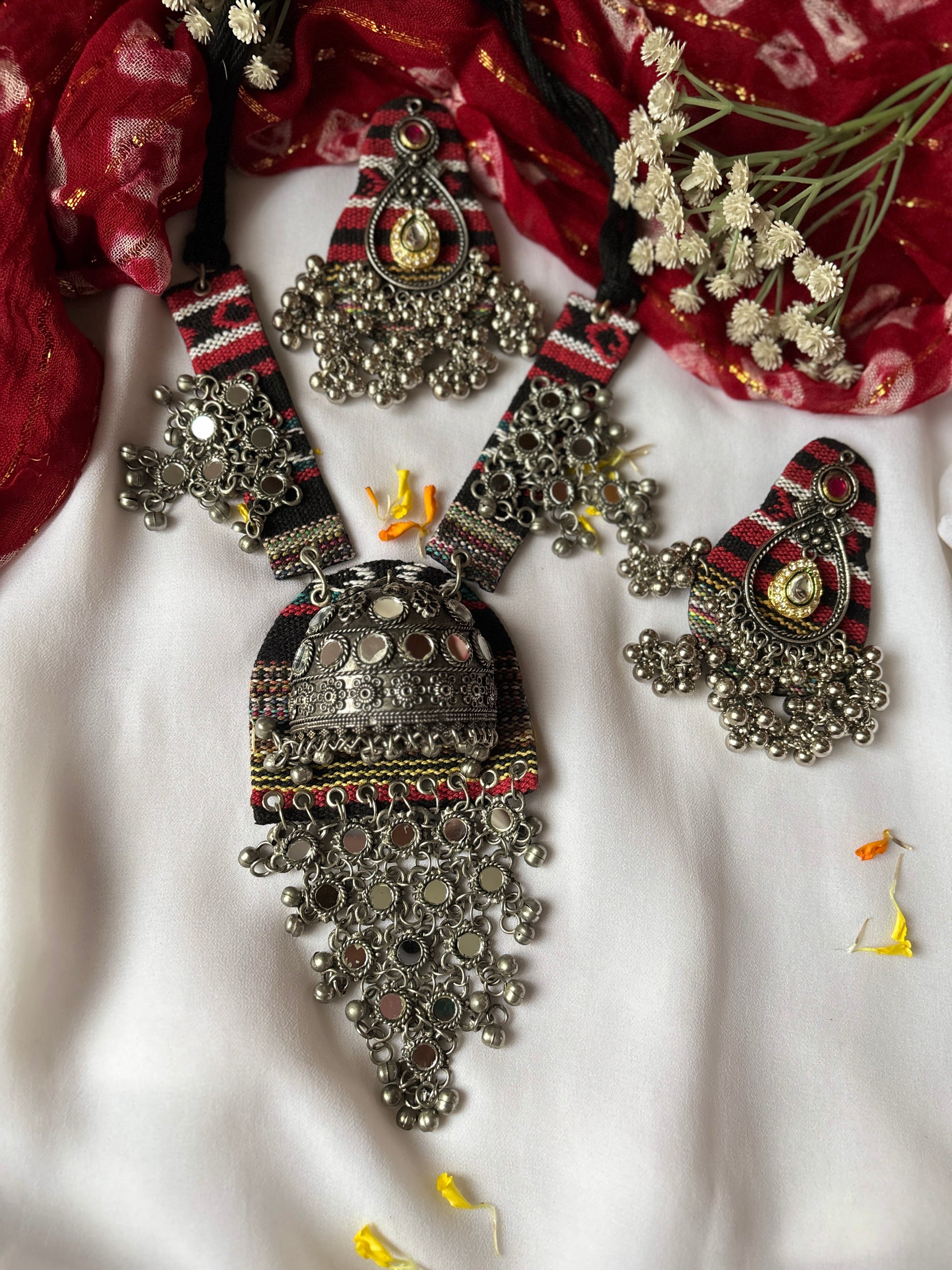 FABRIC NECKLACE SET Gehnacollections