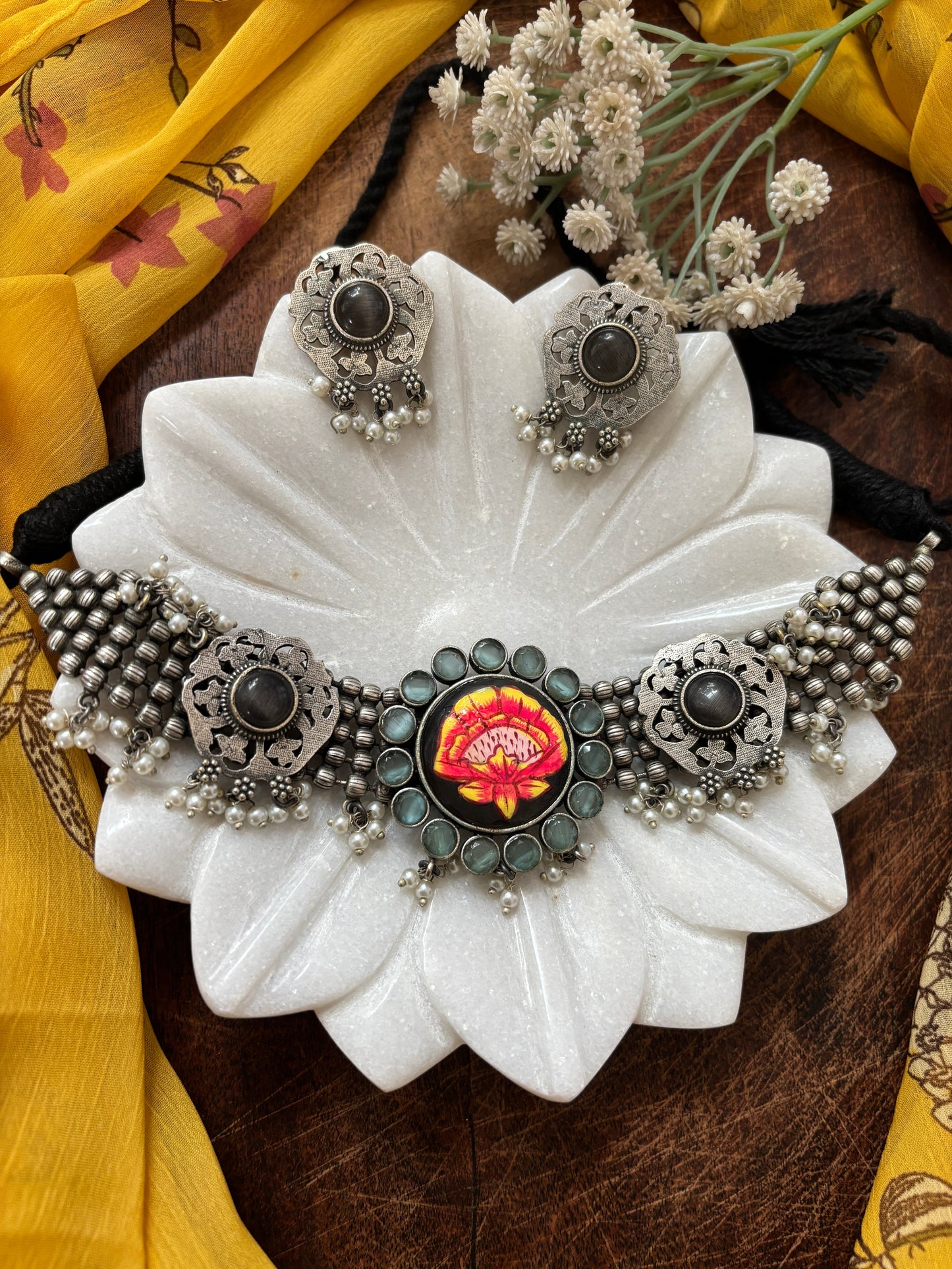 MIHIRA CHOKER SET Gehnacollections