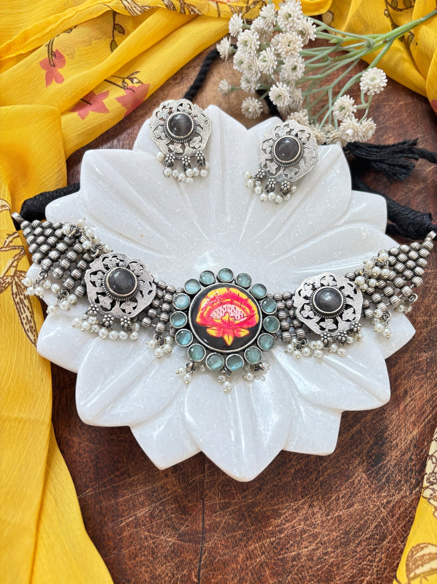 MIHIRA CHOKER SET Gehnacollections