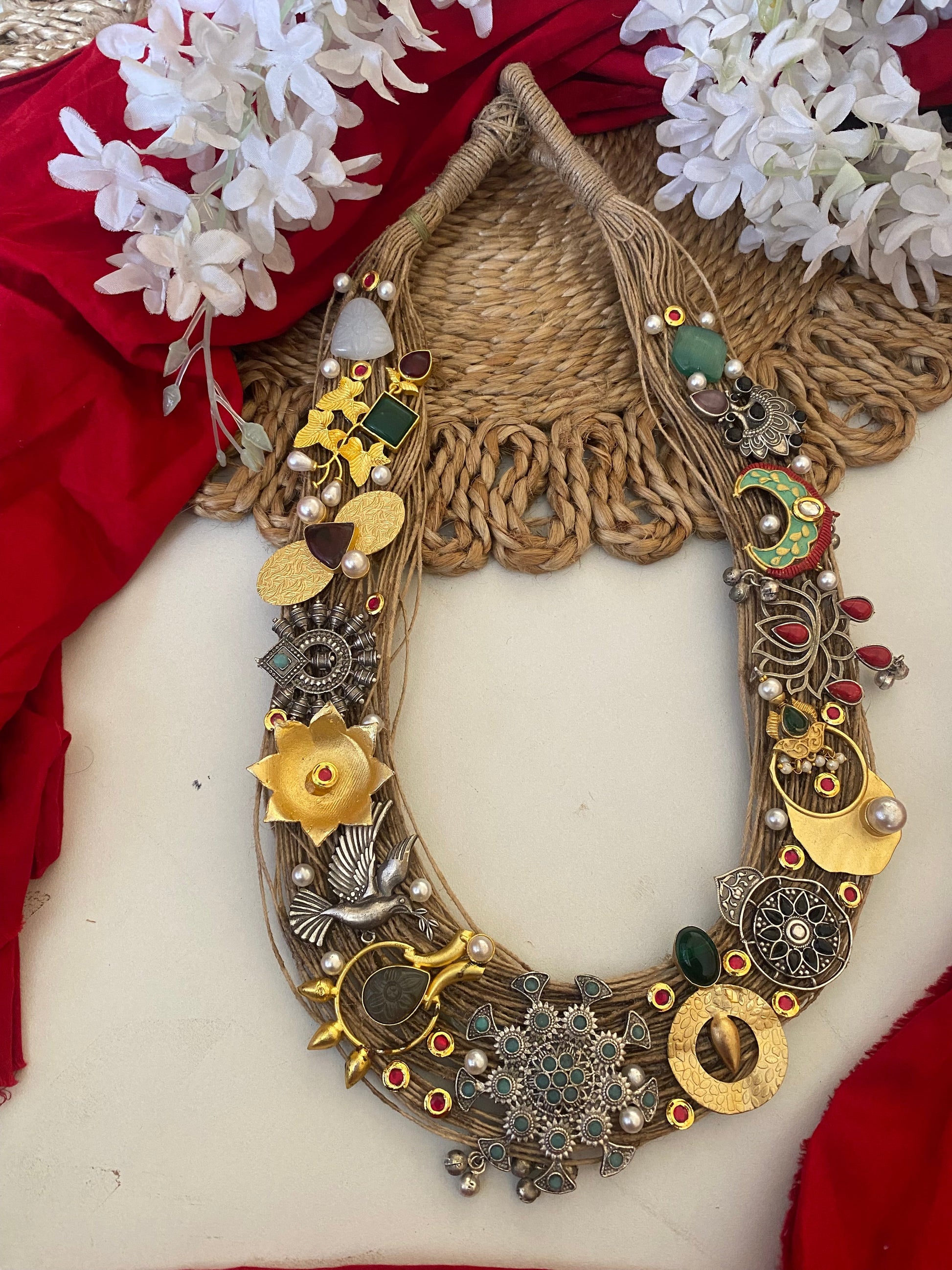 JUTE FUSION NECKLACE Gehnacollections