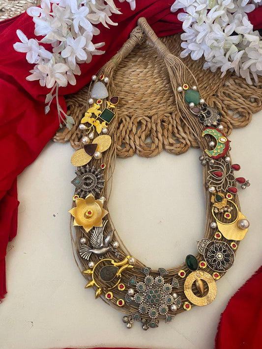 JUTE FUSION NECKLACE Gehnacollections