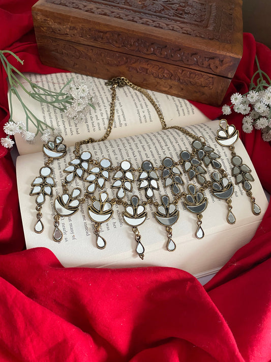 MIRROR CHOKER SET Gehnacollections