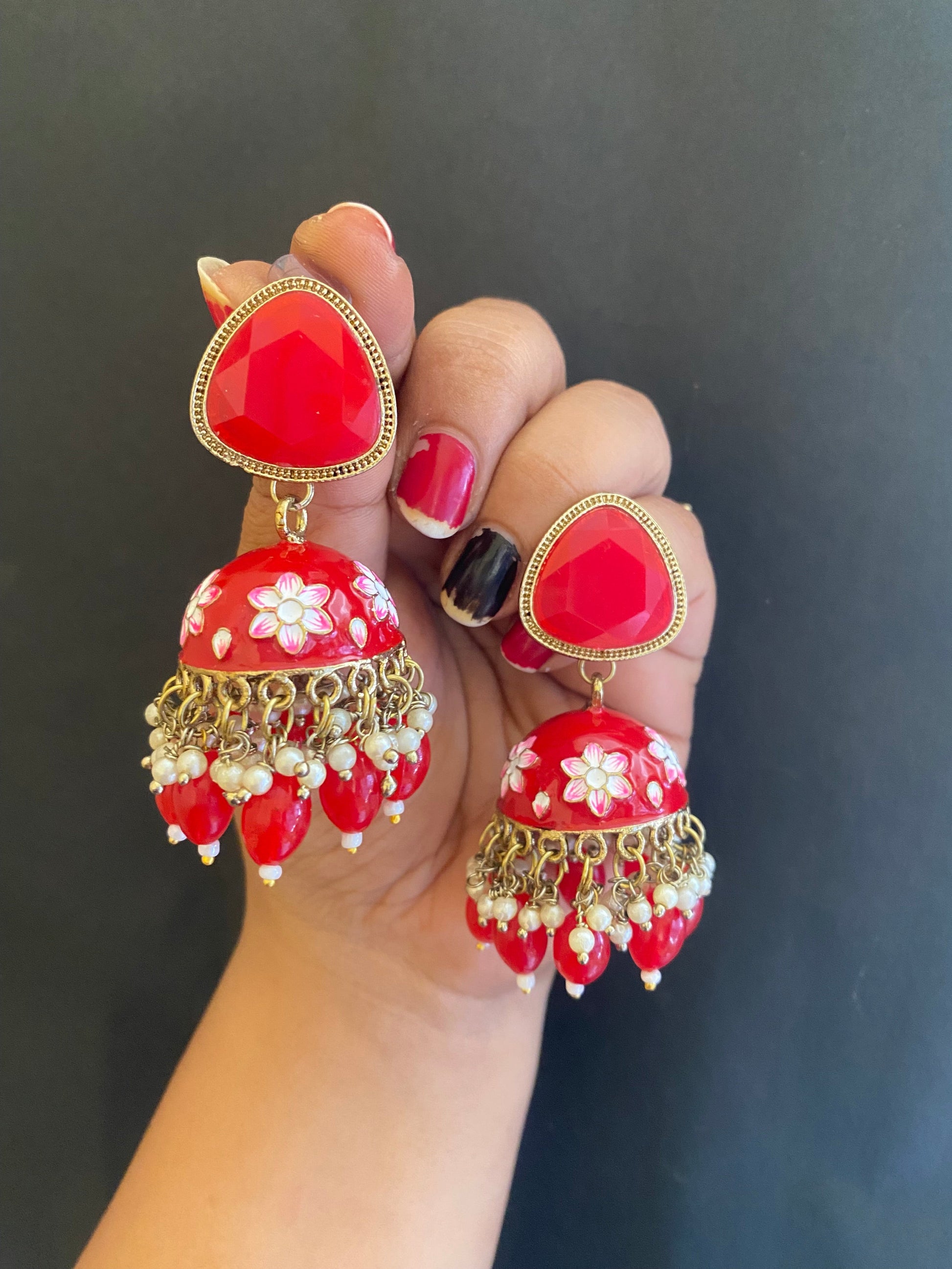 MALINI JHUMKA Gehnacollections
