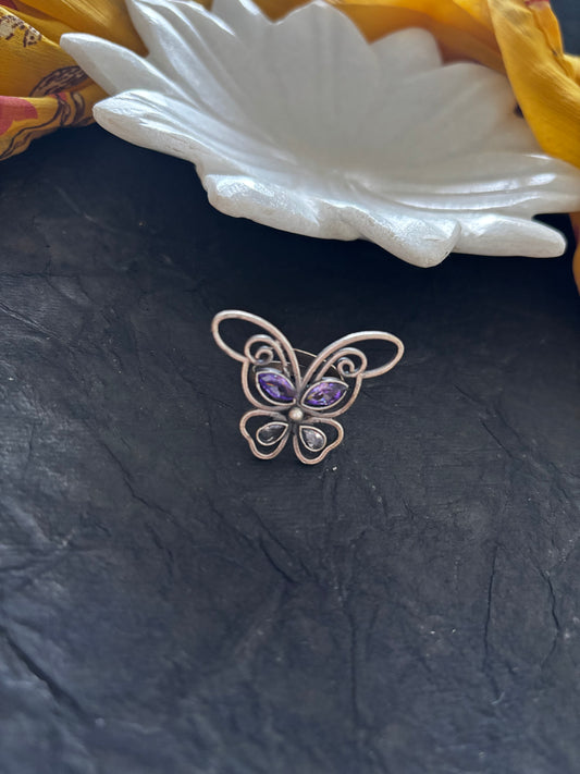 Butterfly Stone Ring Gehnacollections