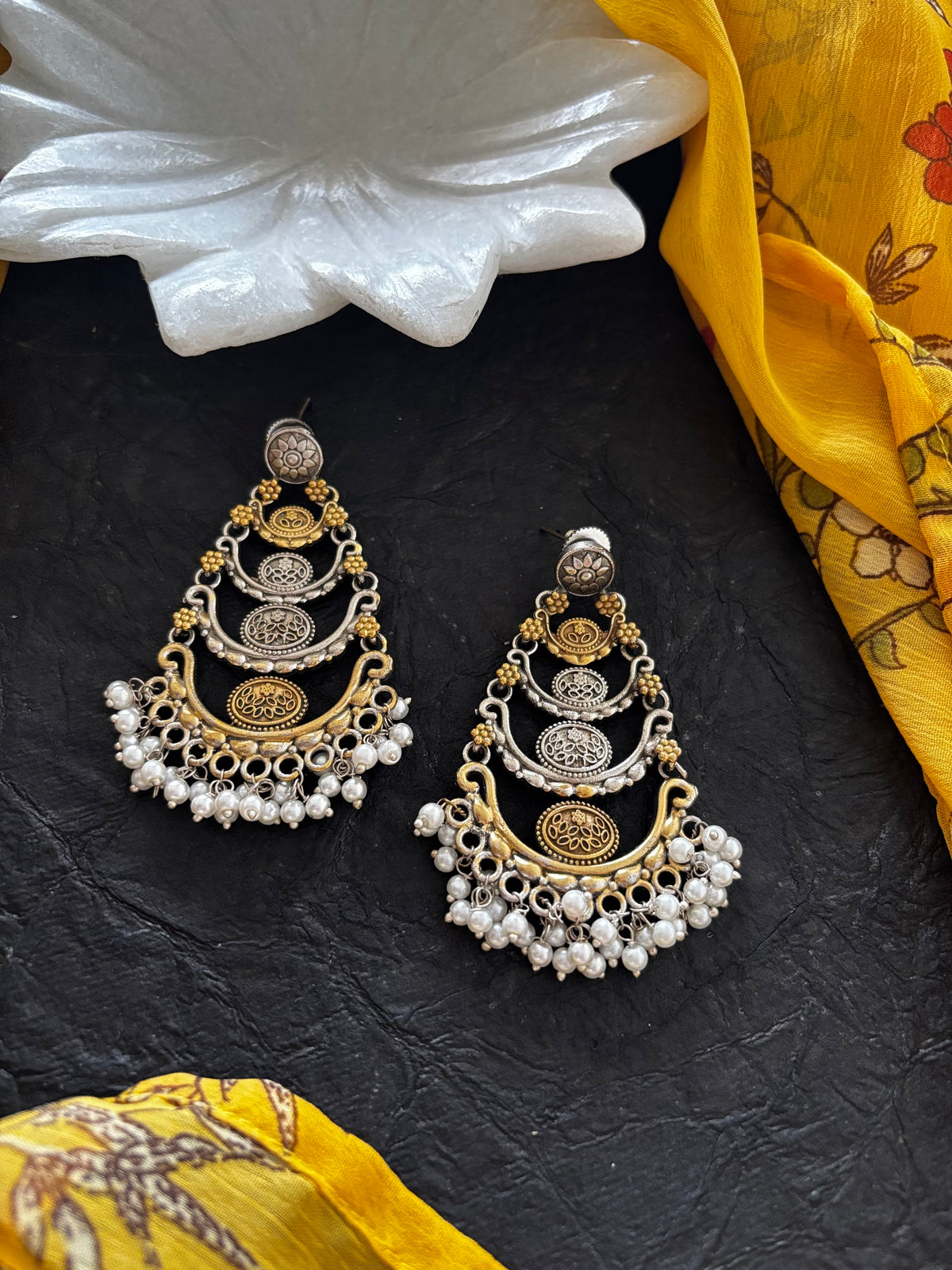 Kirtima Dual tone chandbali Gehnacollections