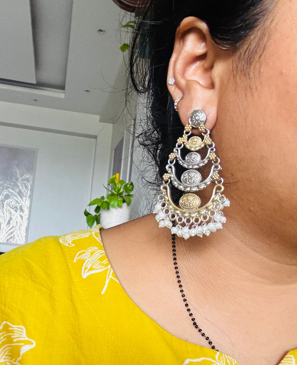 Kirtima Dual tone chandbali Gehnacollections