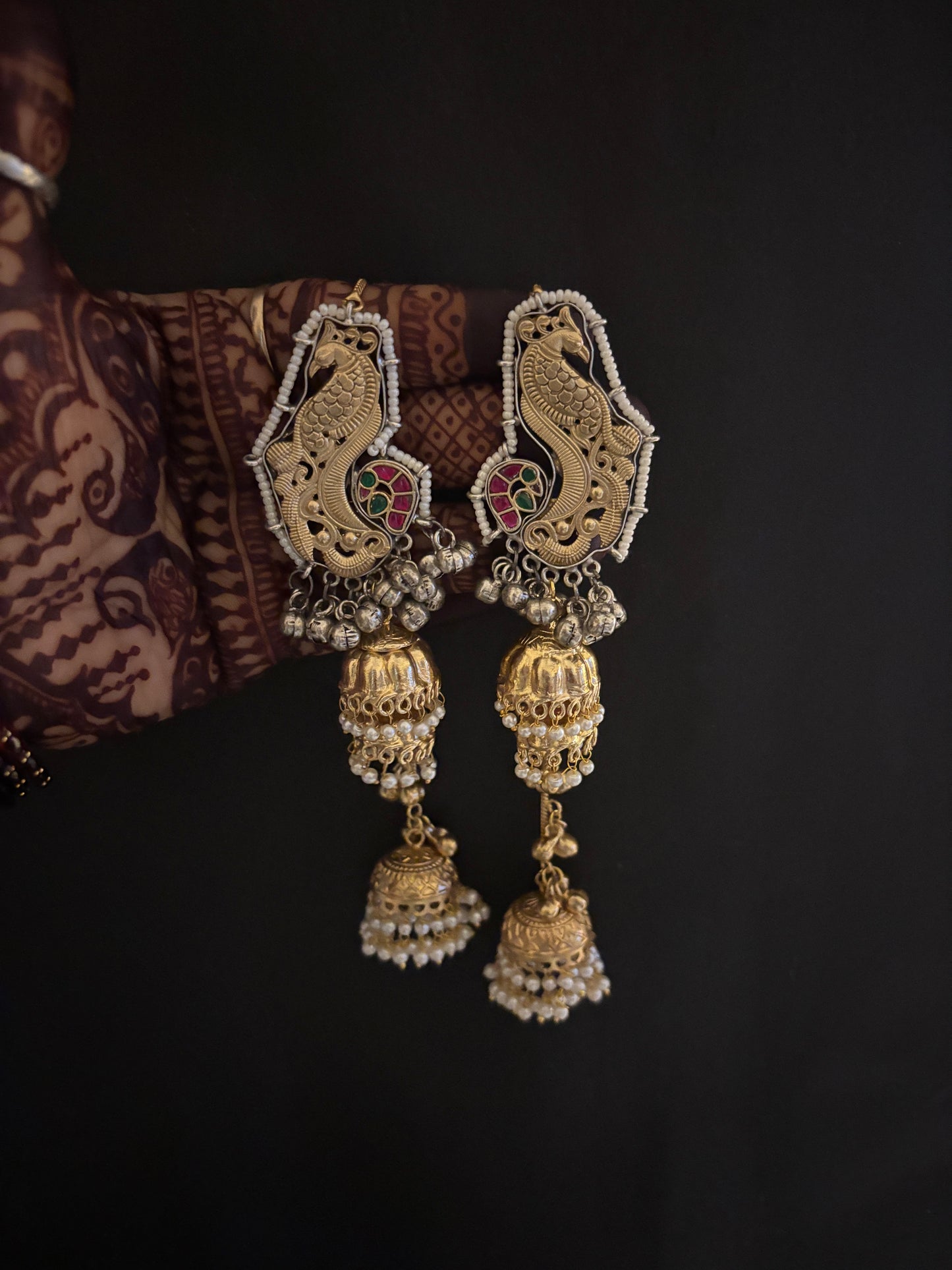 Ridhira Kashmiri Earrings Gehnacollections