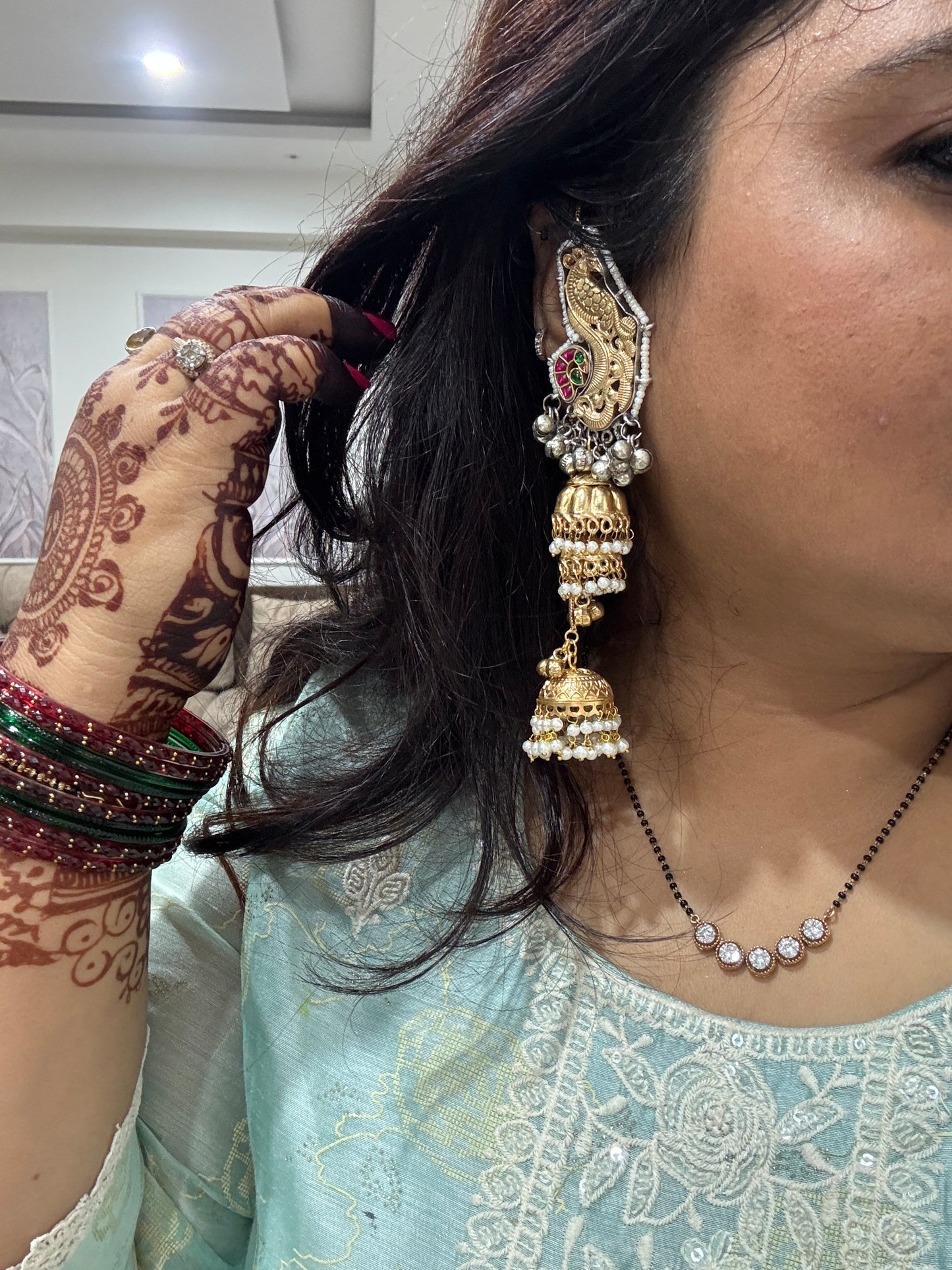 Ridhira Kashmiri Earrings Gehnacollections