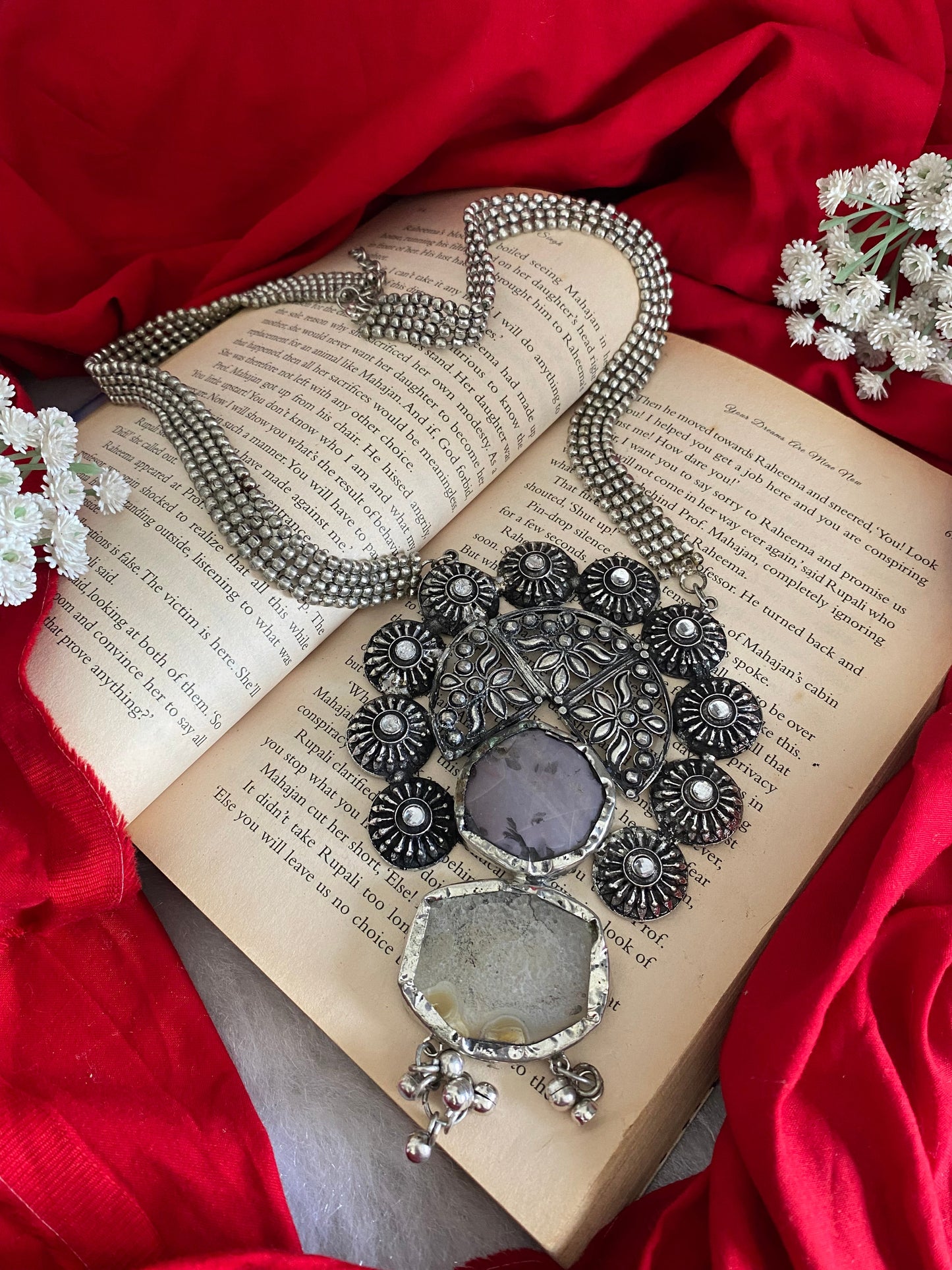 UNFINISHED STONE NECKLACE Gehnacollections