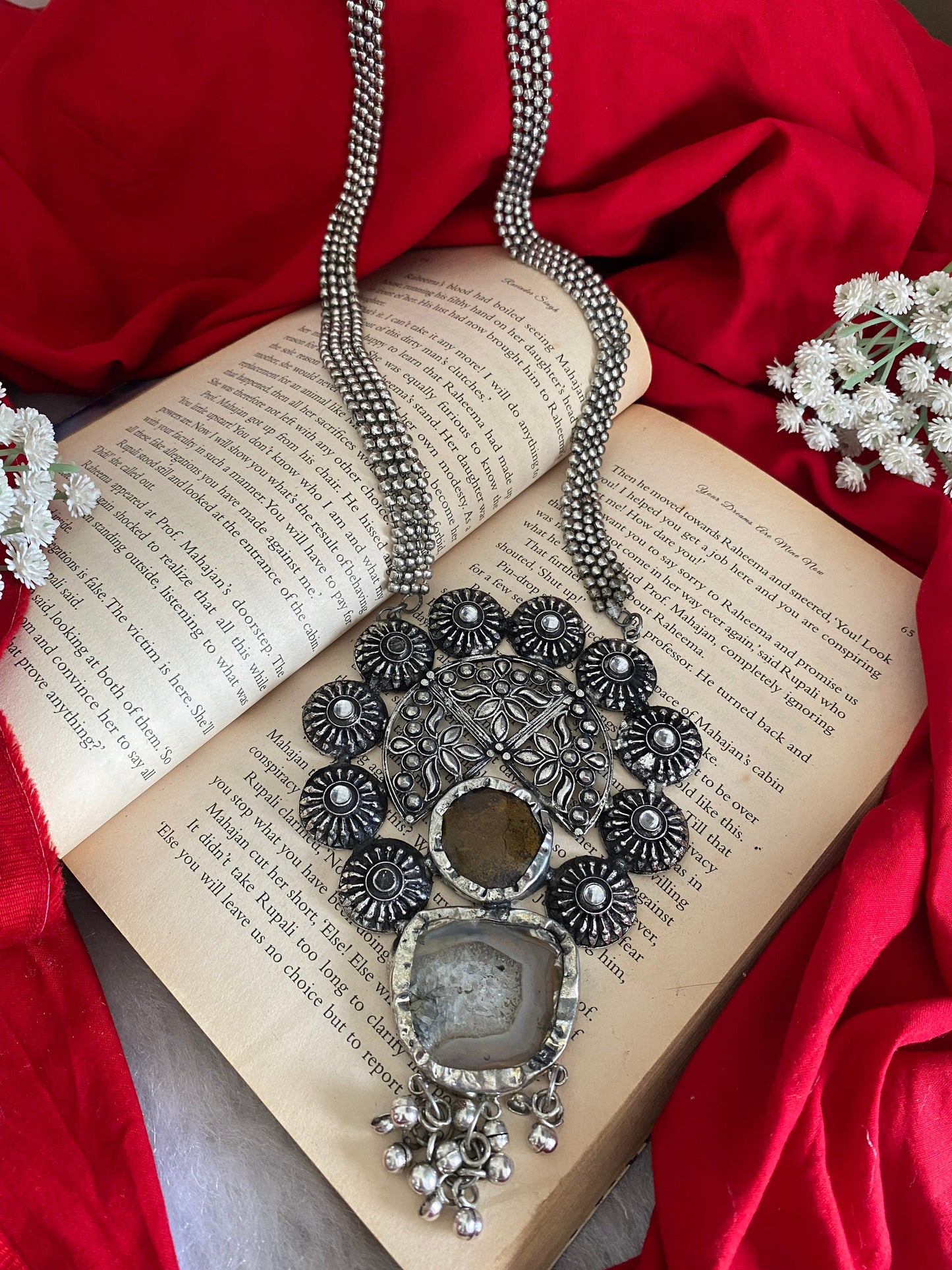 UNFINISHED STONE NECKLACE Gehnacollections