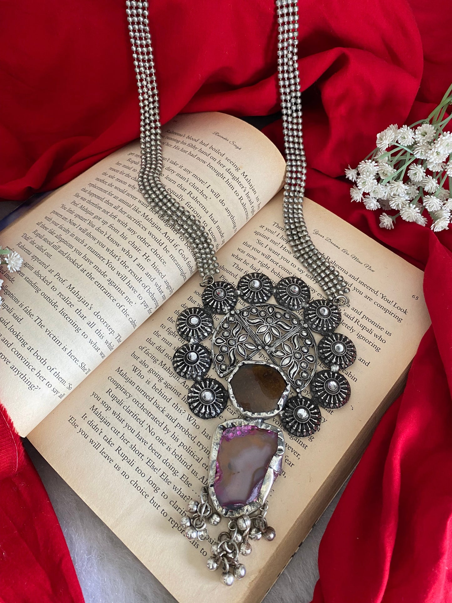 UNFINISHED STONE NECKLACE Gehnacollections