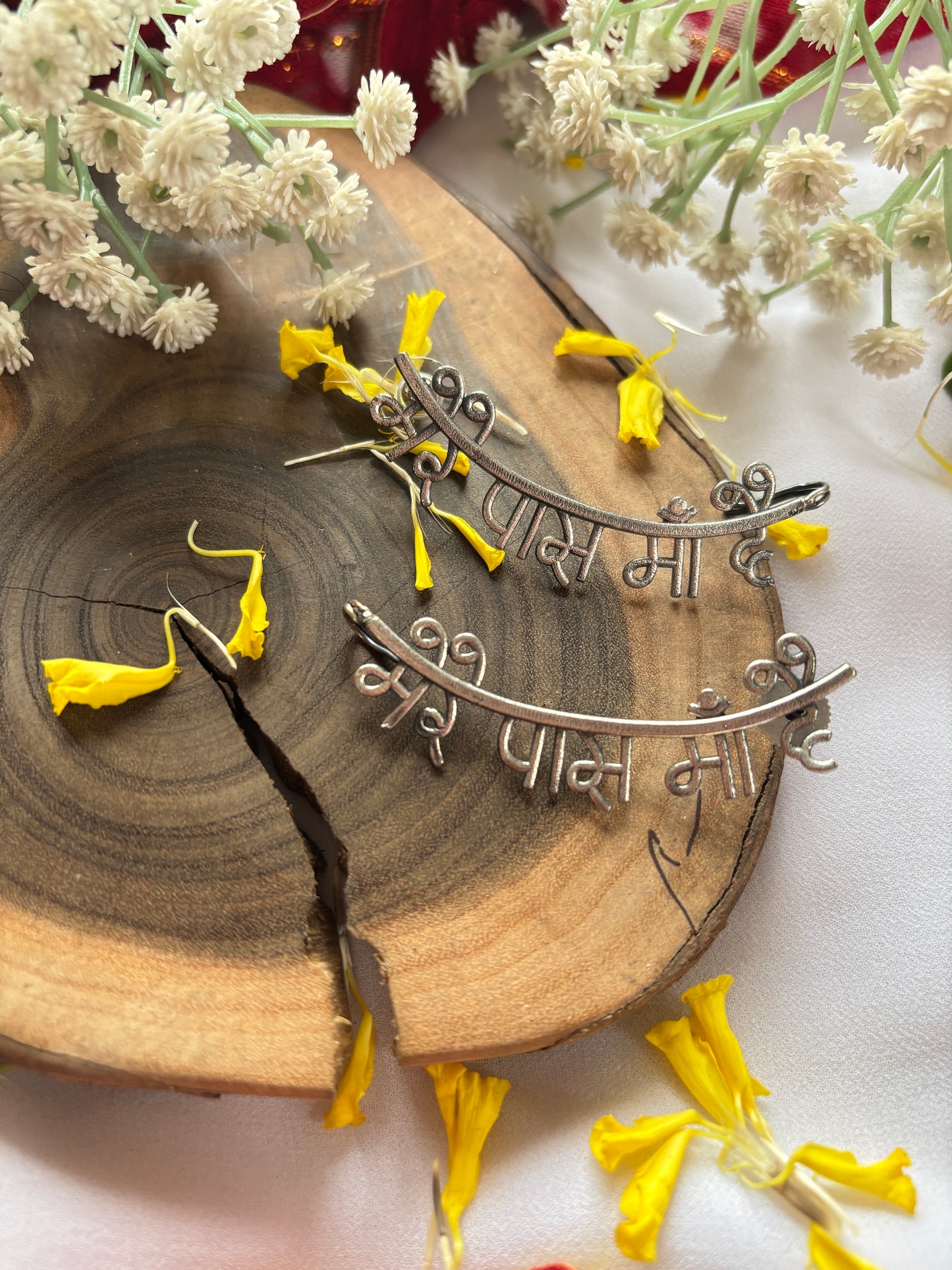 Maa studs and earcuff Gehnacollections