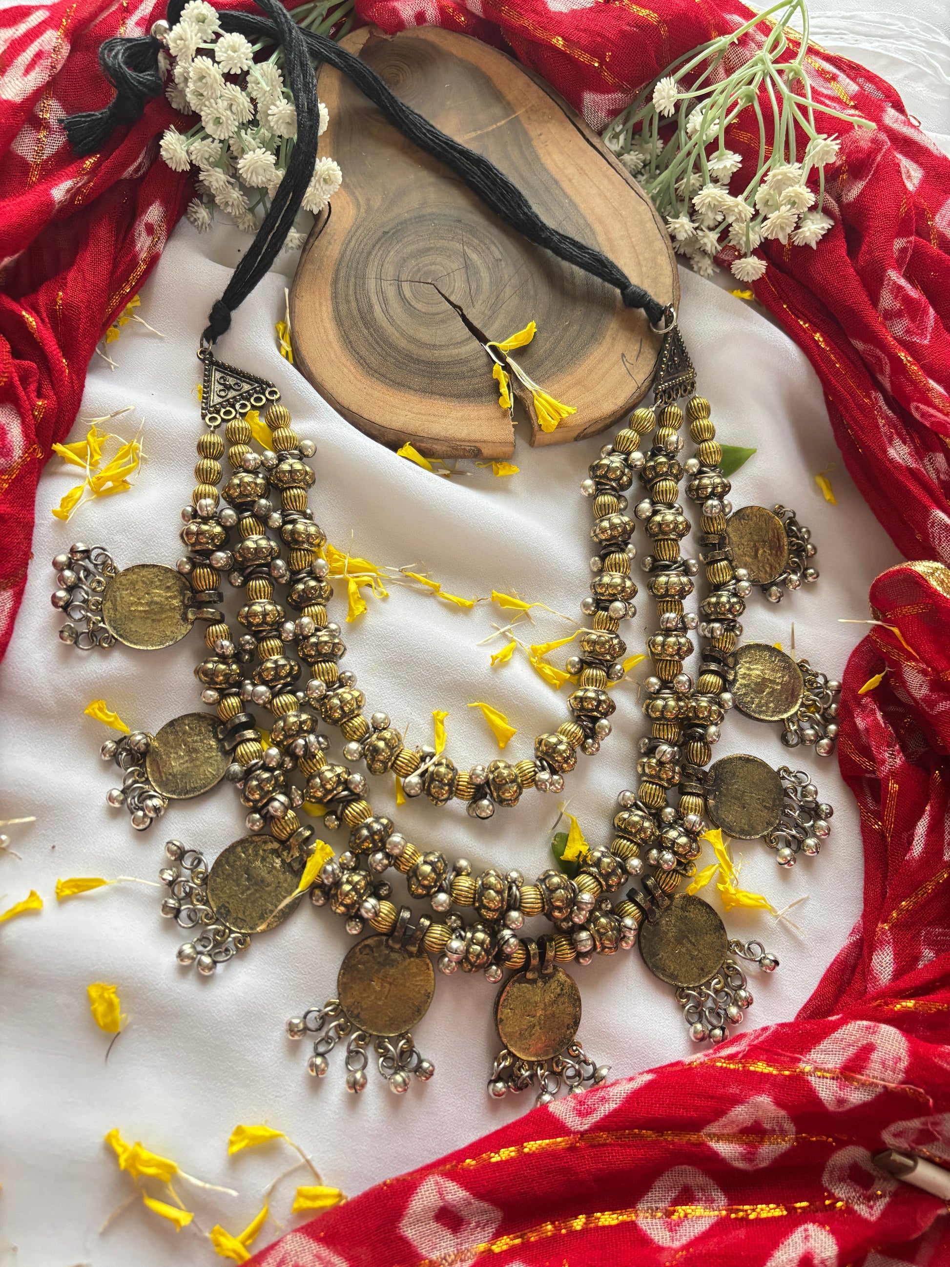 COIN DUAL TONE NECKLACE Gehnacollections