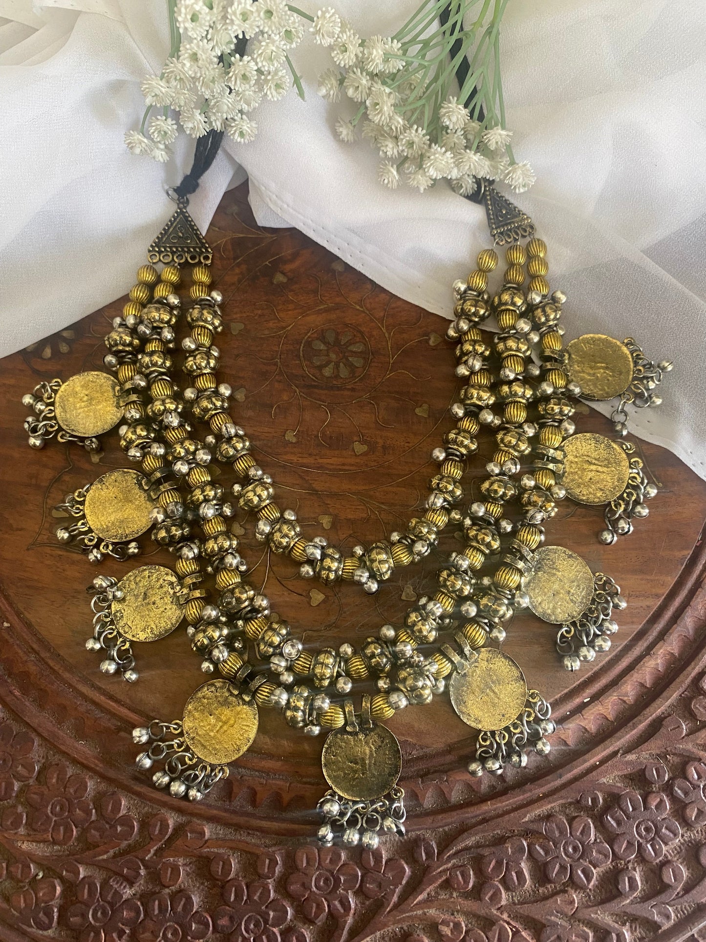 COIN DUAL TONE NECKLACE Gehnacollections