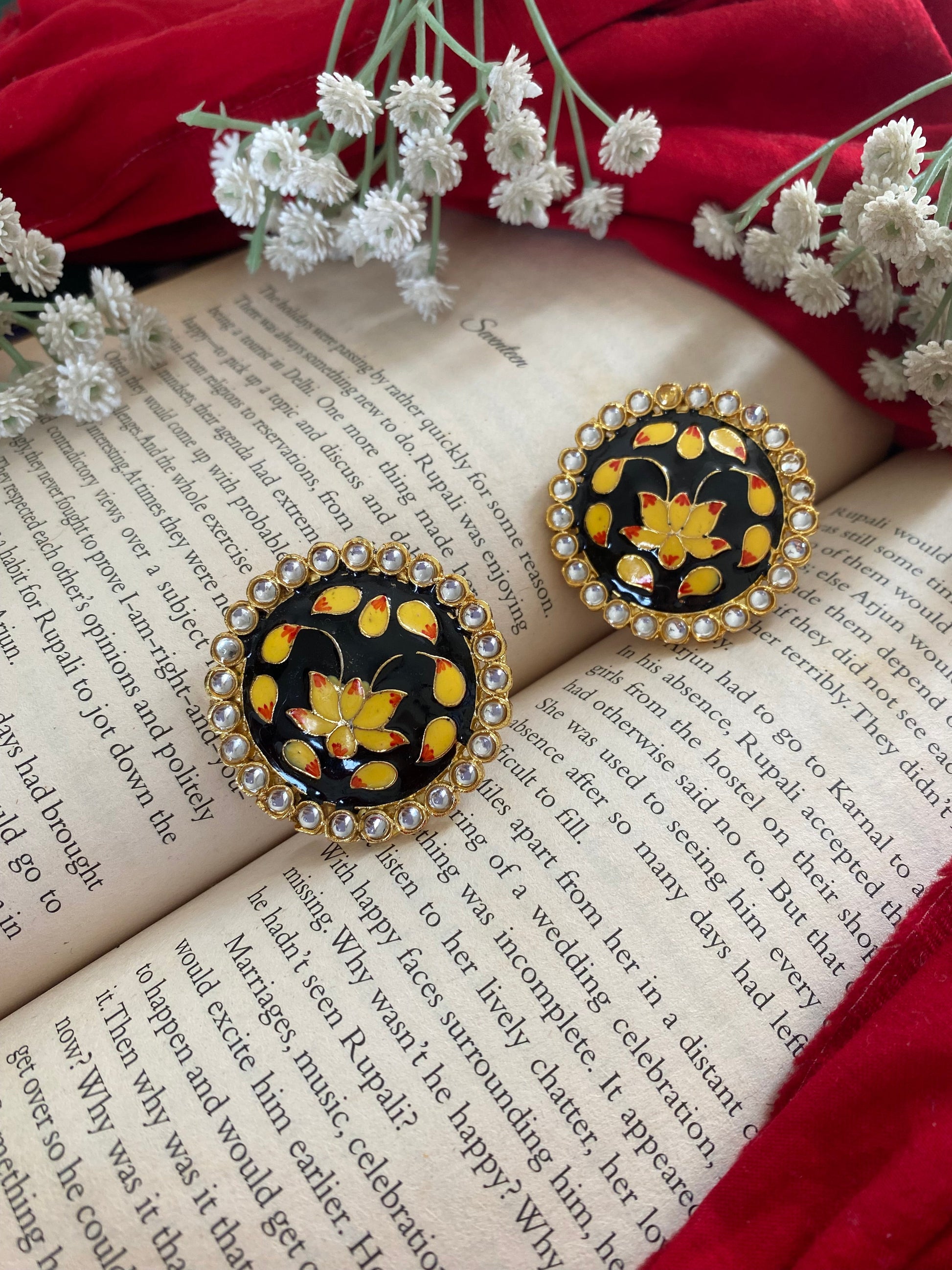 MEENAKARI STUDS Gehnacollections