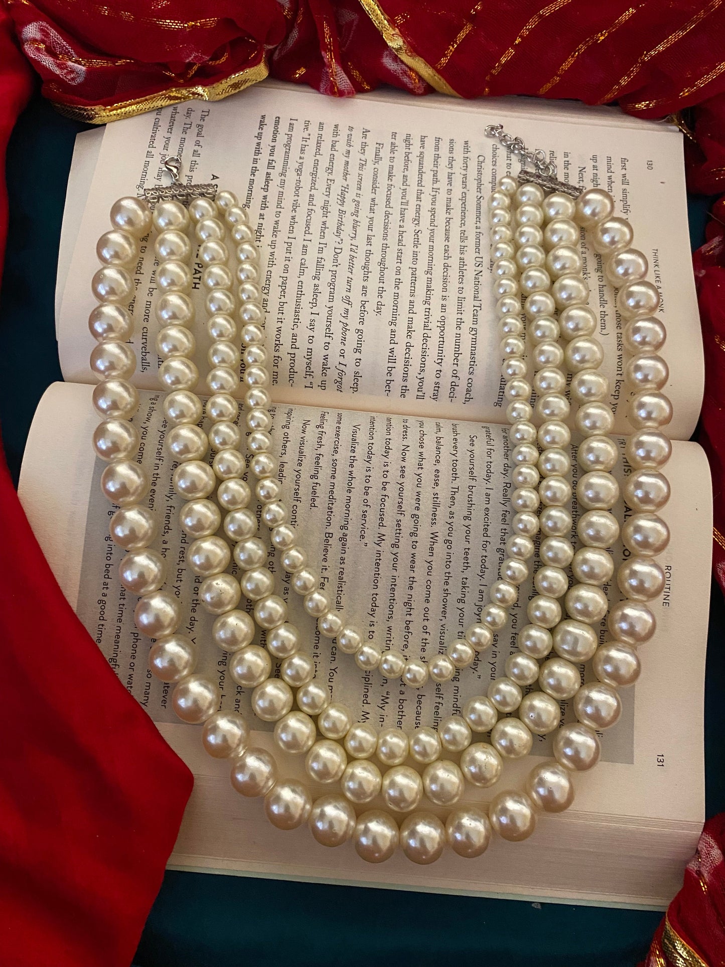 DISHA PEARL NECKLACE Gehnacollections