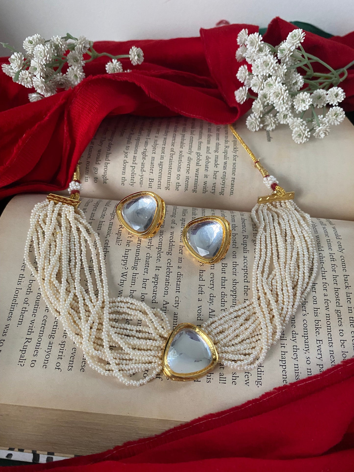 KISHA CHOKER SET Gehnacollections