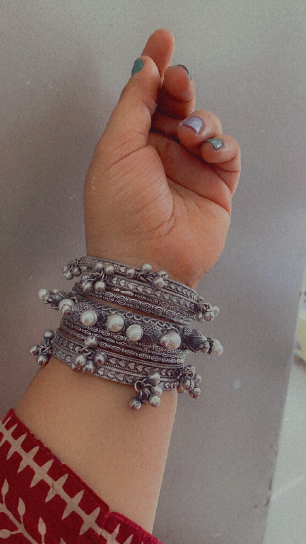 PEACOCK BANGLES STACK Gehnacollections