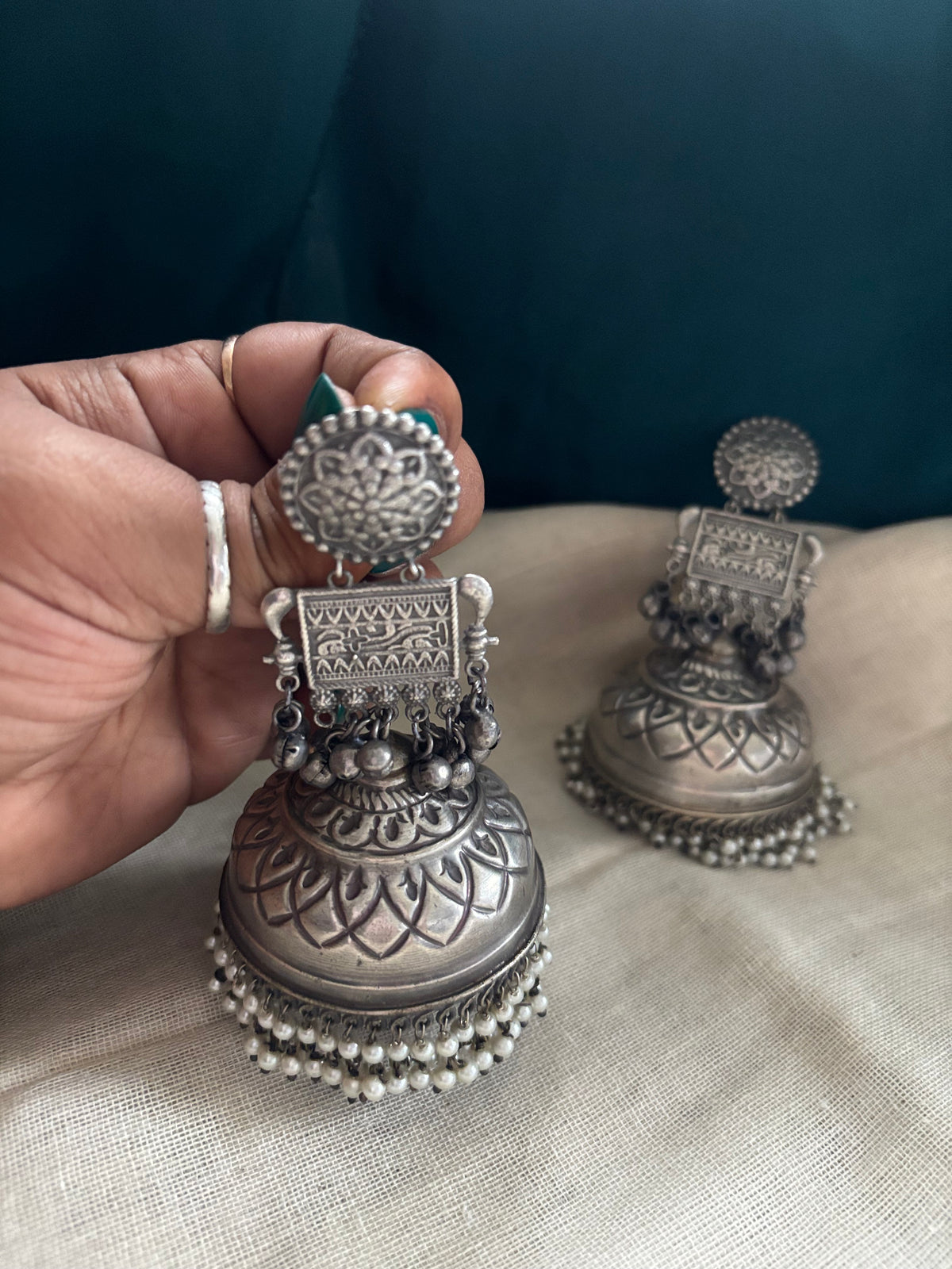 Boho Big Jhumka Gehnacollections