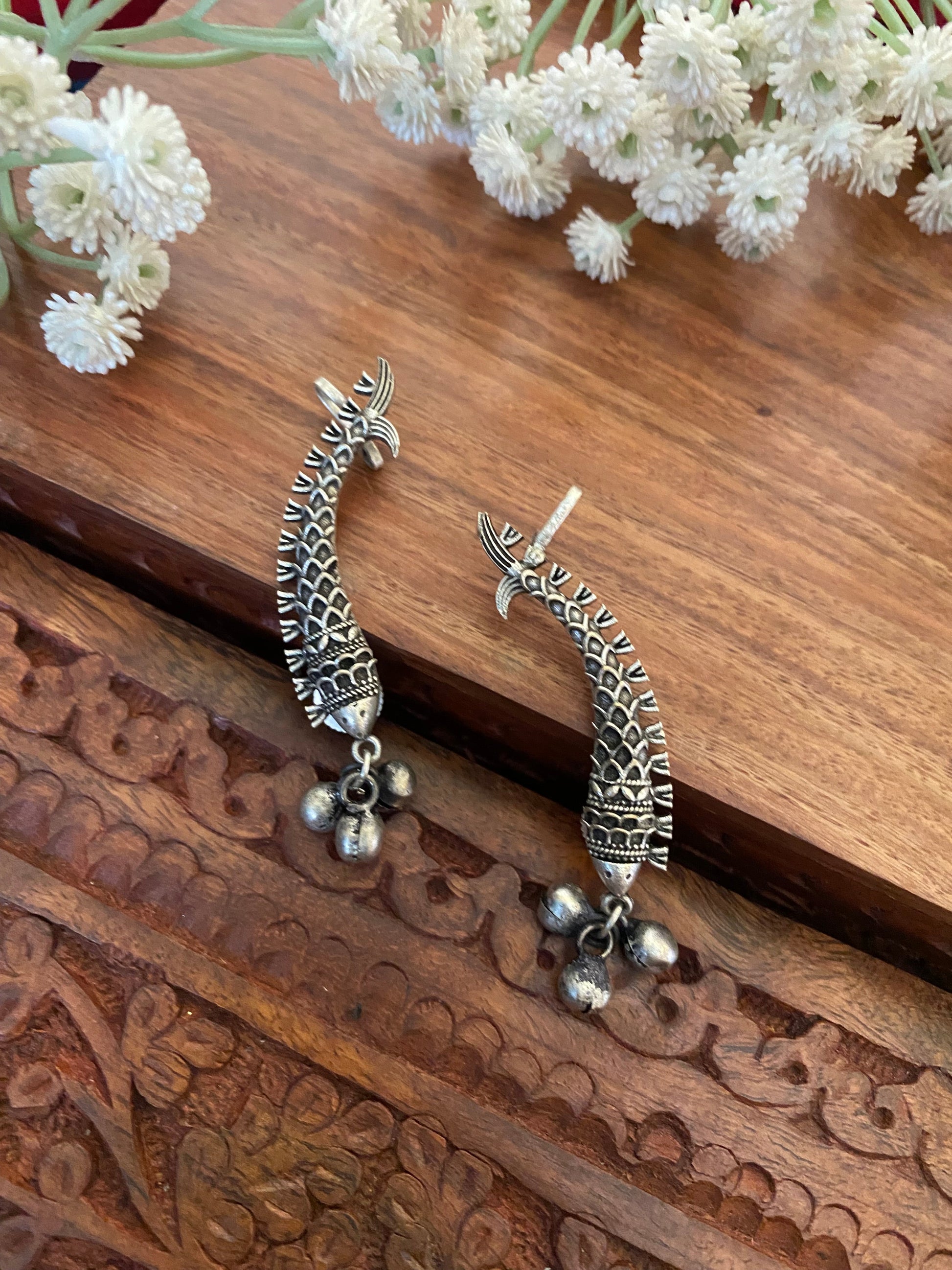 FISH EARCUFF AND STUDS Gehnacollections