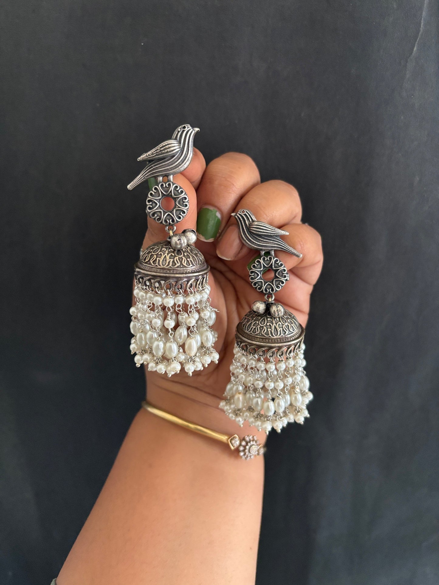 PANCHI JHUMKA Gehnacollections