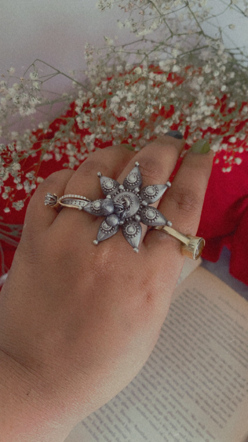 STAR GHUNGHROO RING Gehnacollections