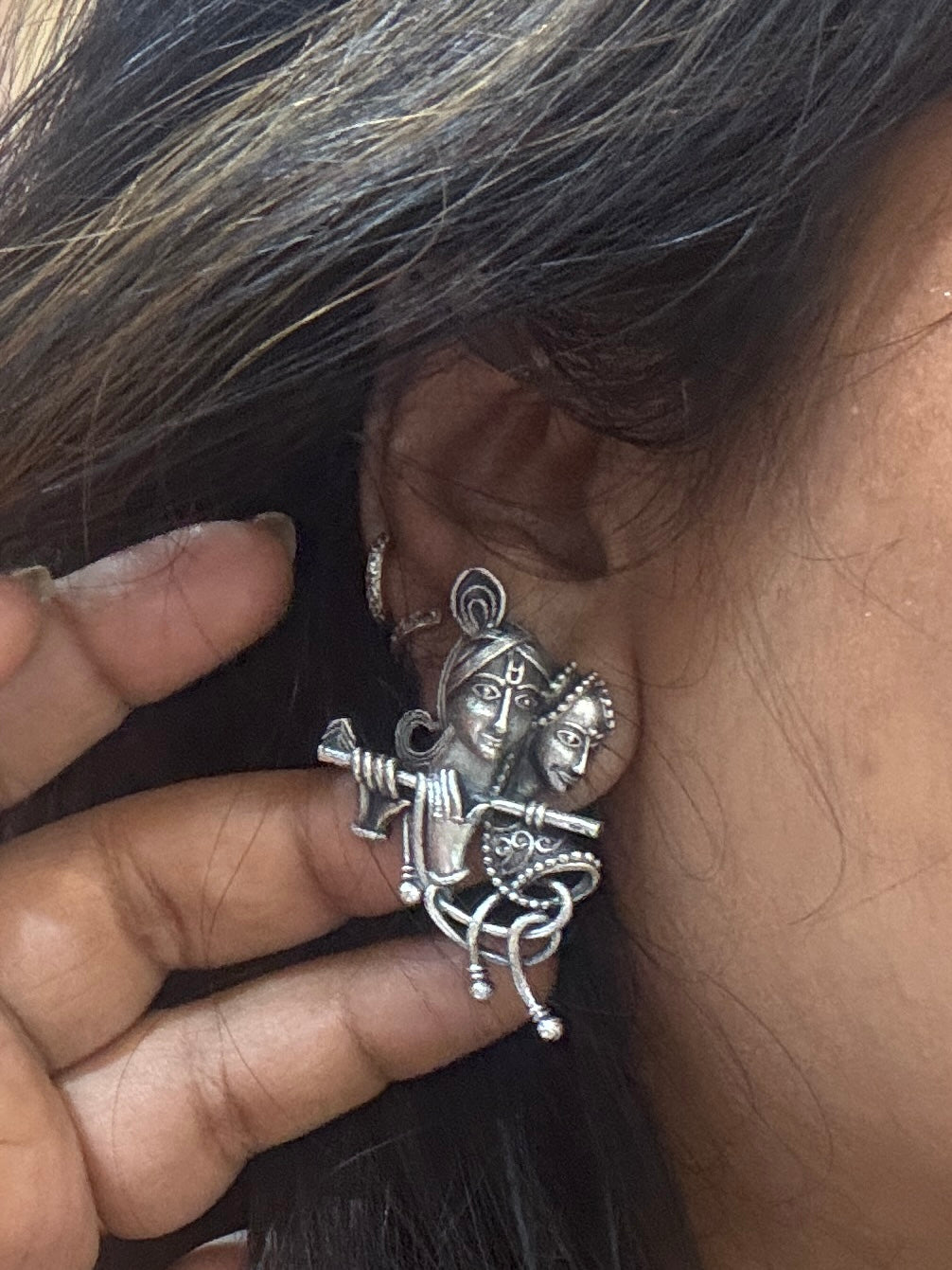 RADHA KRISHNA STUDS Gehnacollections