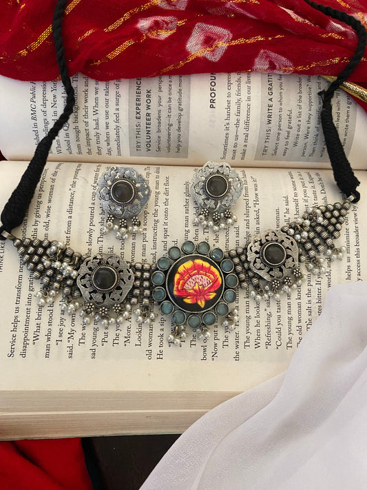 MIRHA CHOKER SET Gehnacollections