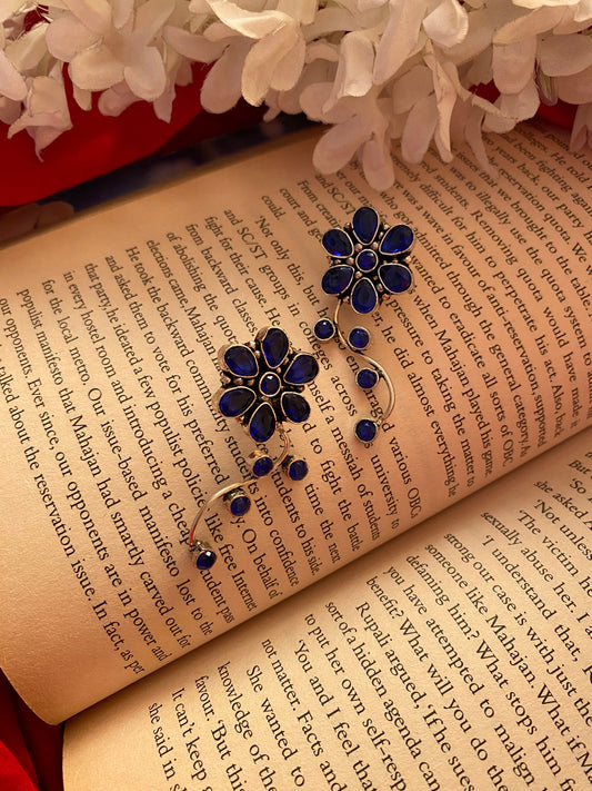 FLOWER STONE STUDS Gehnacollections