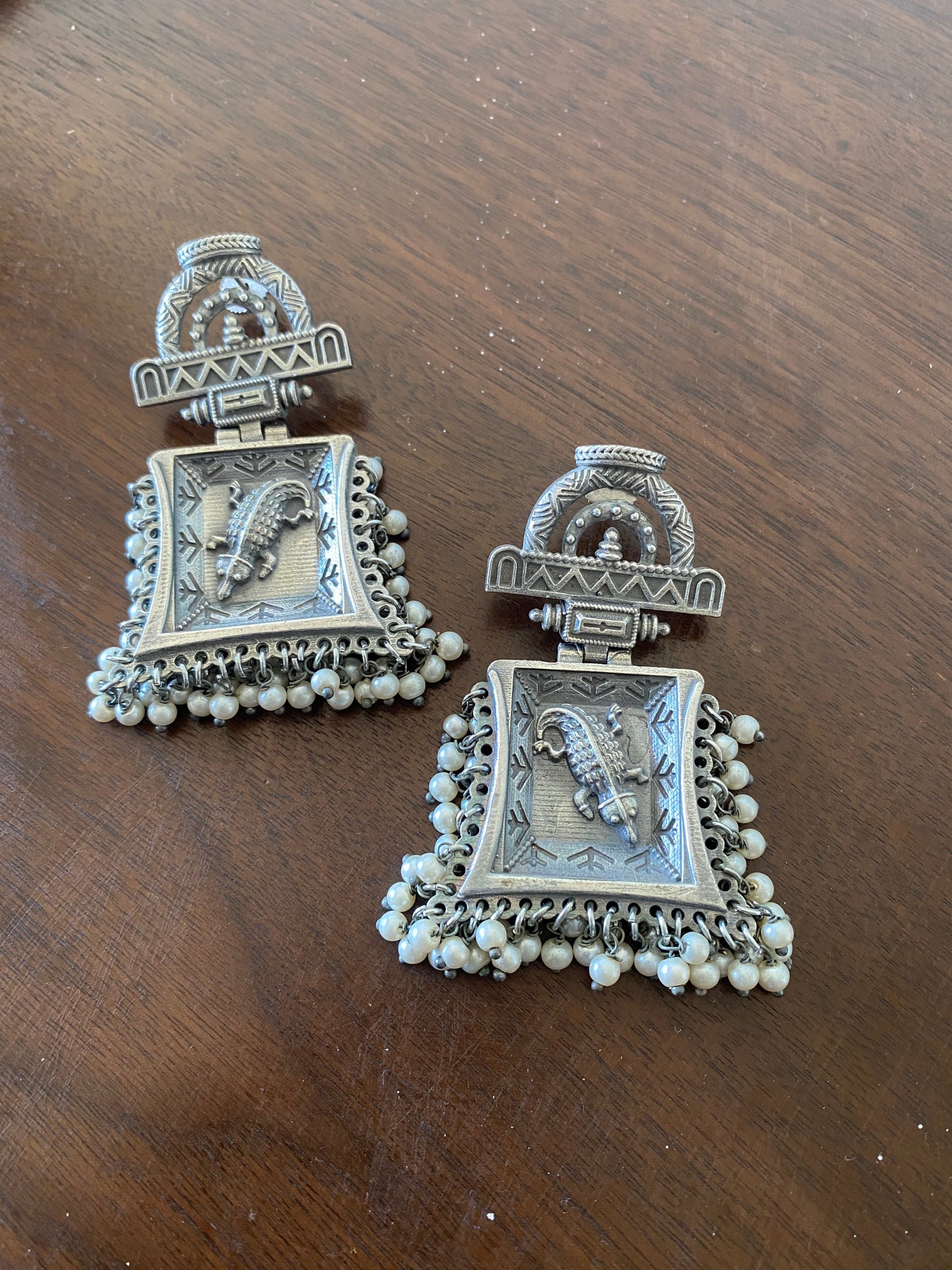 Crocodile Earrings Gehnacollections