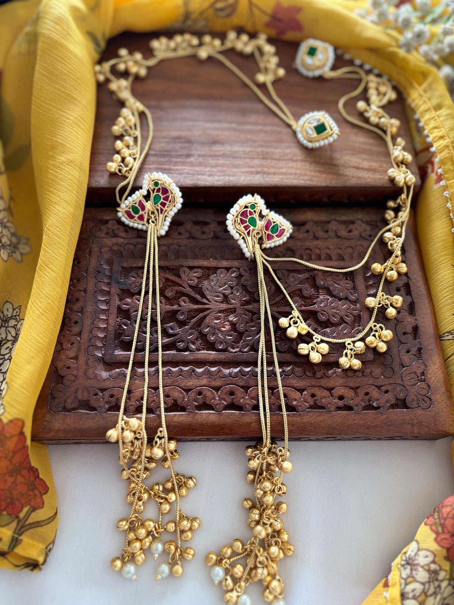 Morni Pakistani earrings Gehnacollections