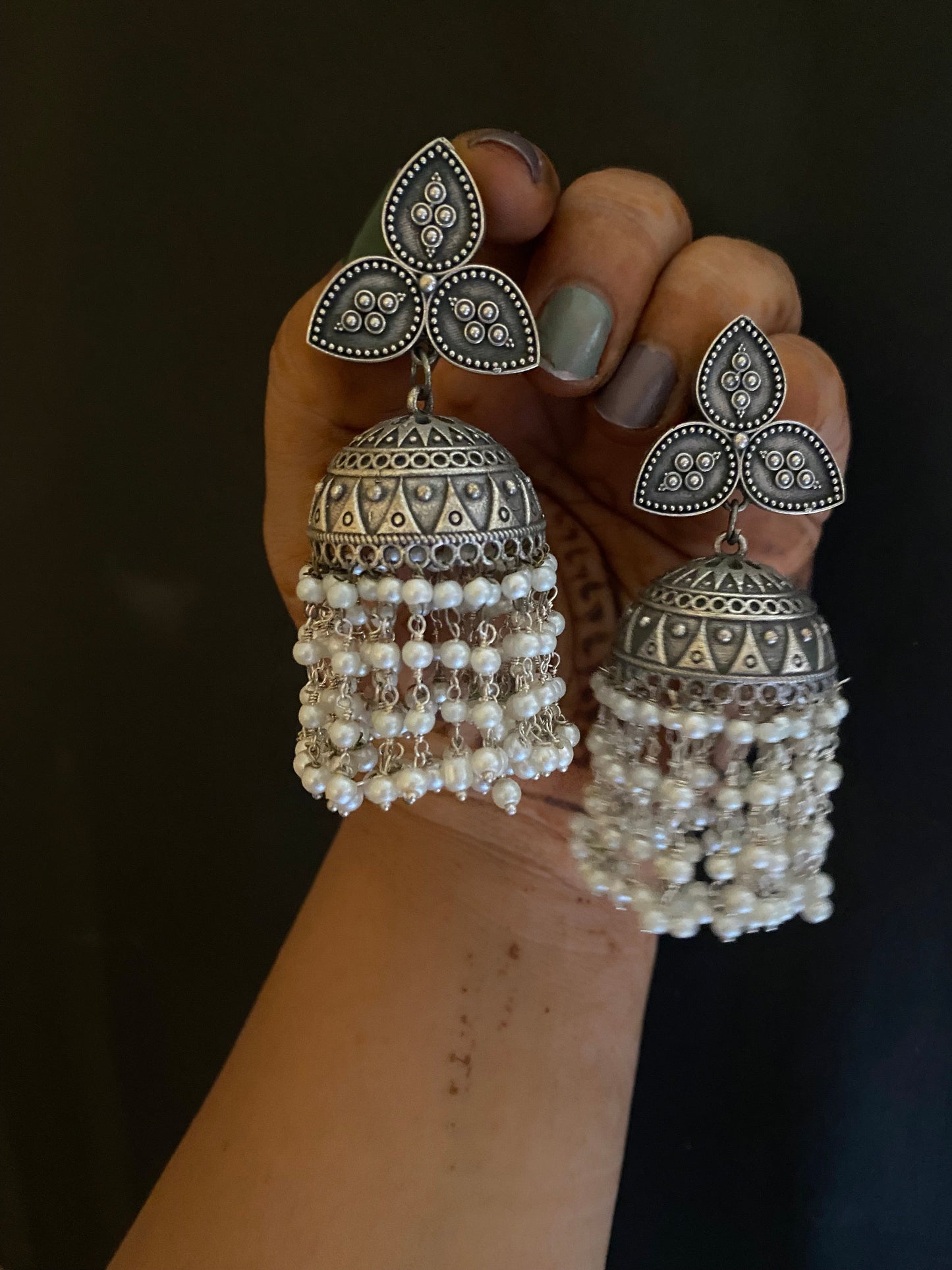TRIANGLE JHUMKA Gehnacollections