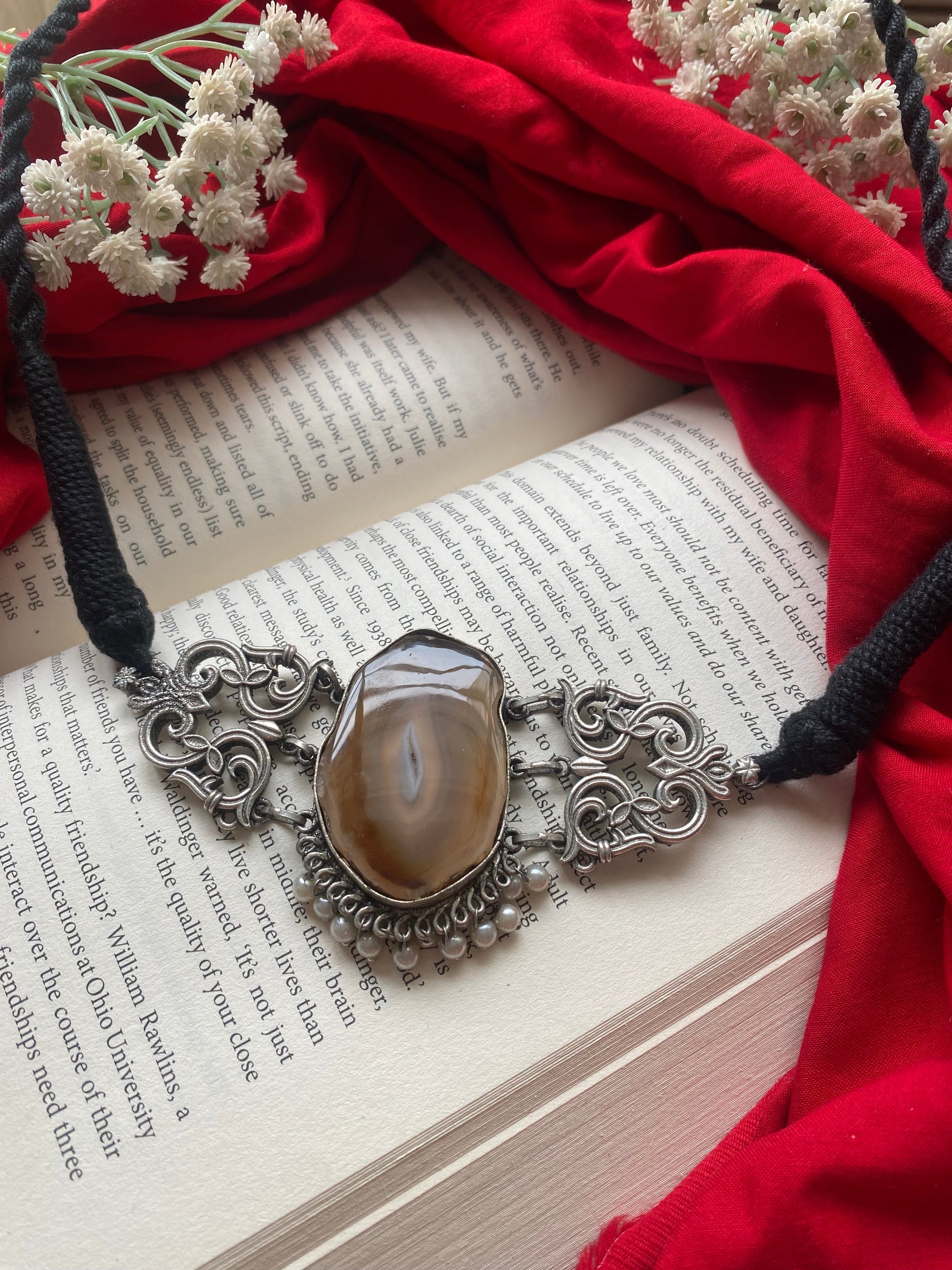 Unfinished Stone Choker Gehnacollections