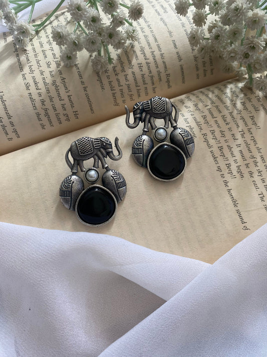 ELEPHANT MONALISHA STONE STUDS Gehnacollections