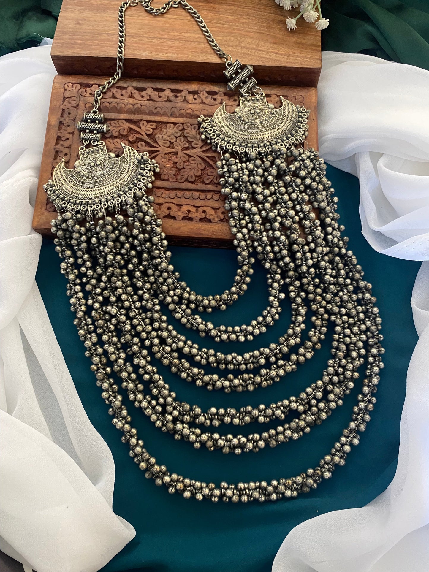 RANI GHUNGHROO LONG NECKLACE Gehnacollections