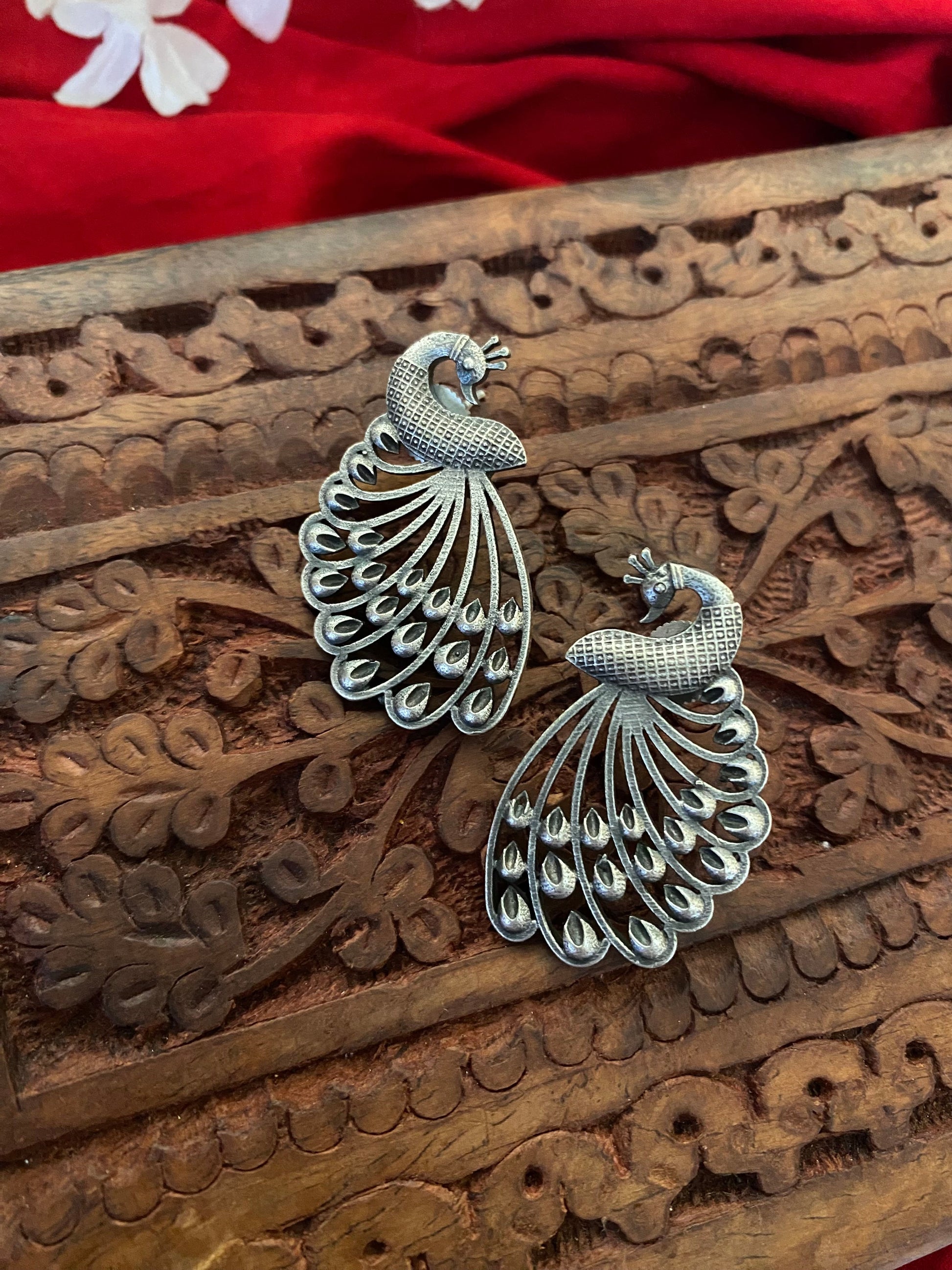 Peacock Studs Gehnacollections