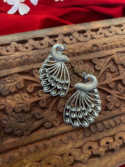 Peacock Studs Gehnacollections