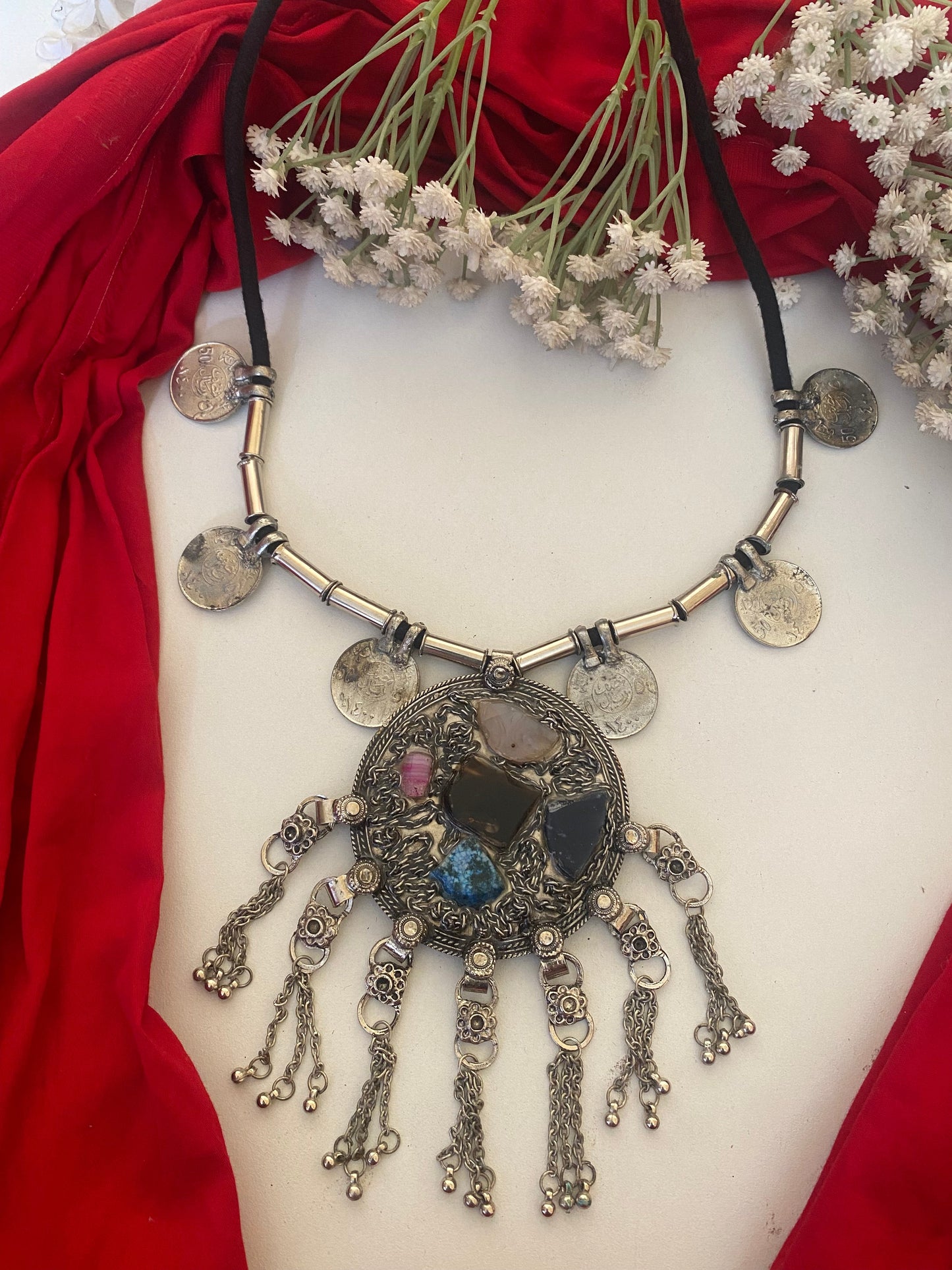 FARIDA LONG NECKLACE Gehnacollections