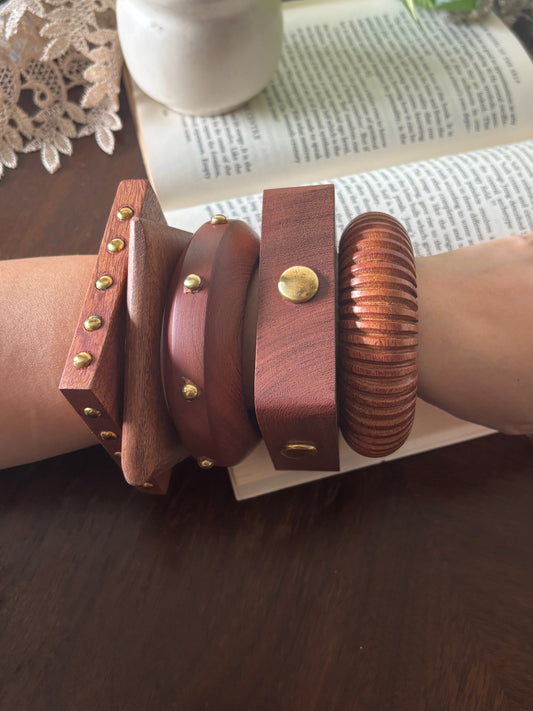 Wooden Kada Stack Gehnacollections